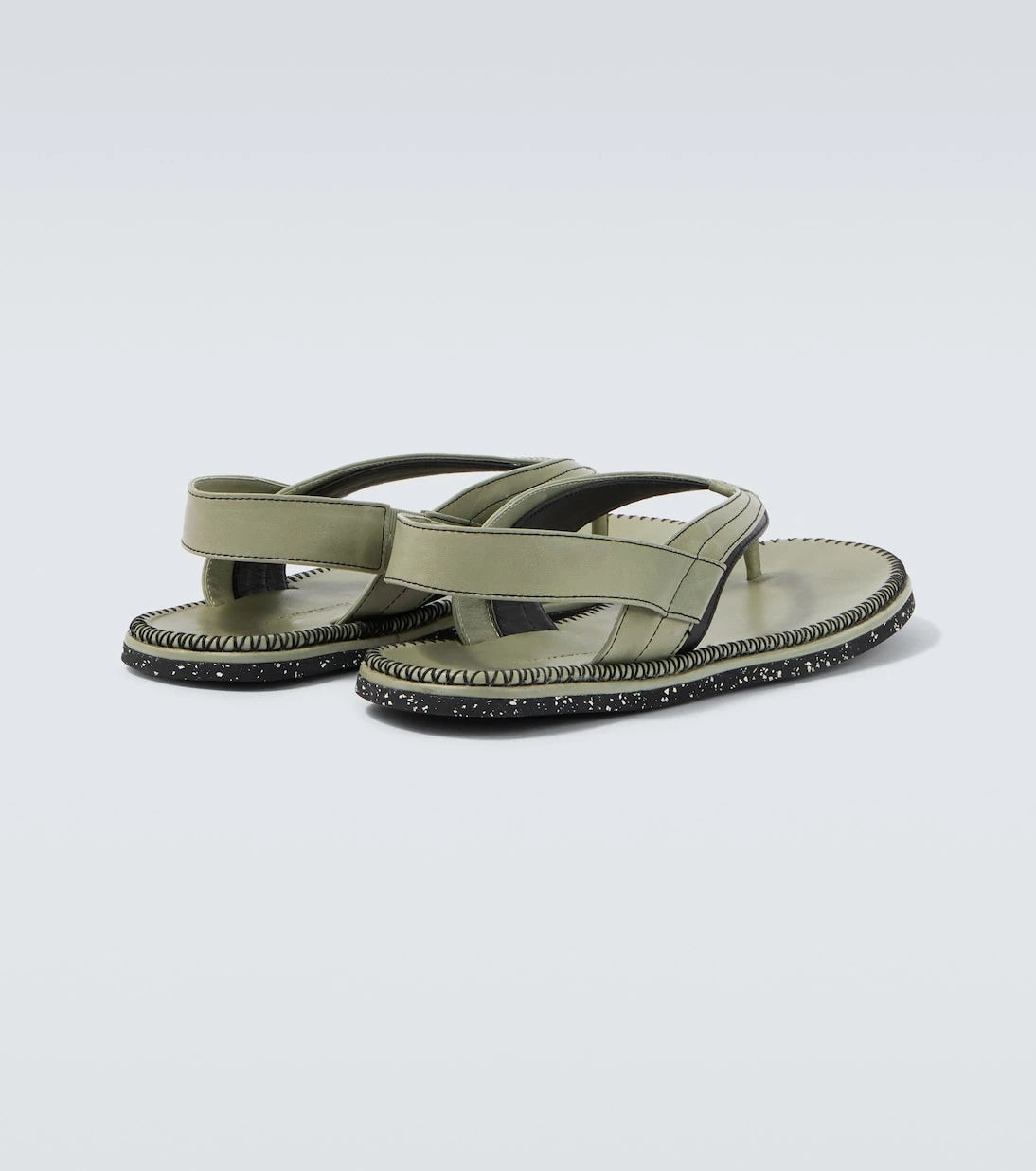 Kiko Kostadinov - Andras leather thong sandals