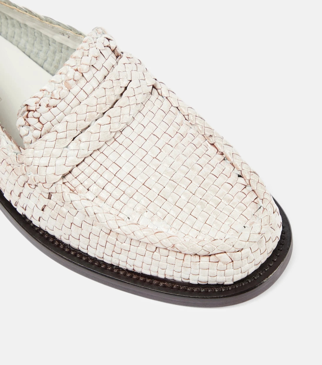 Marni - Woven leather loafers