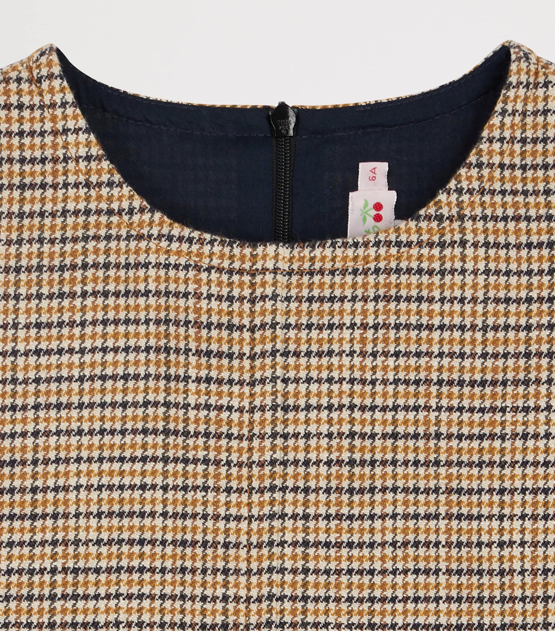 Cotton-Wool Tweed Jinette Dress (4-8 Years)