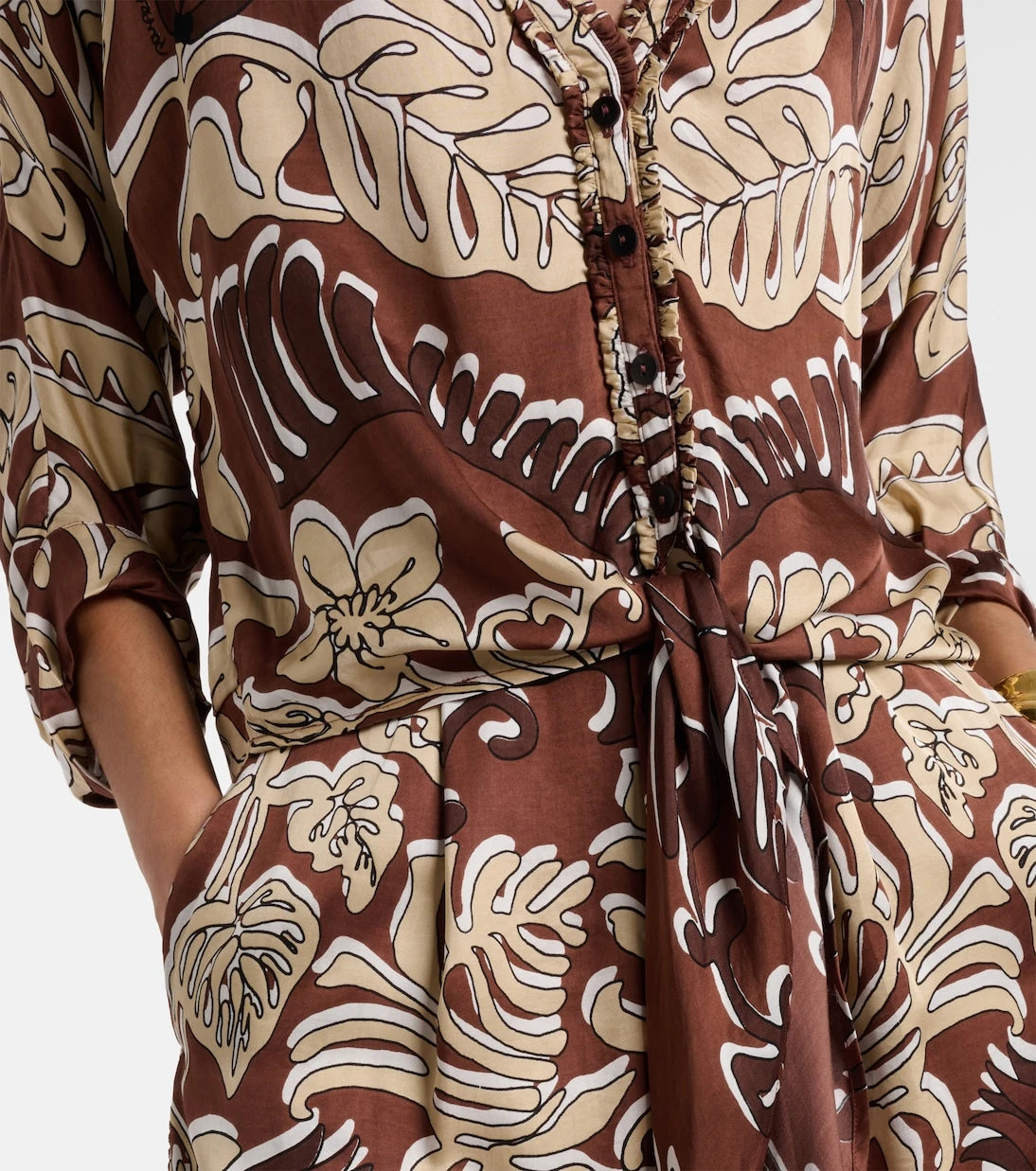 Poupette St Barth - Azia printed top