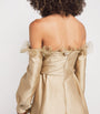 Alexis Mabille Gold Lace-Trim Kurkova Gown