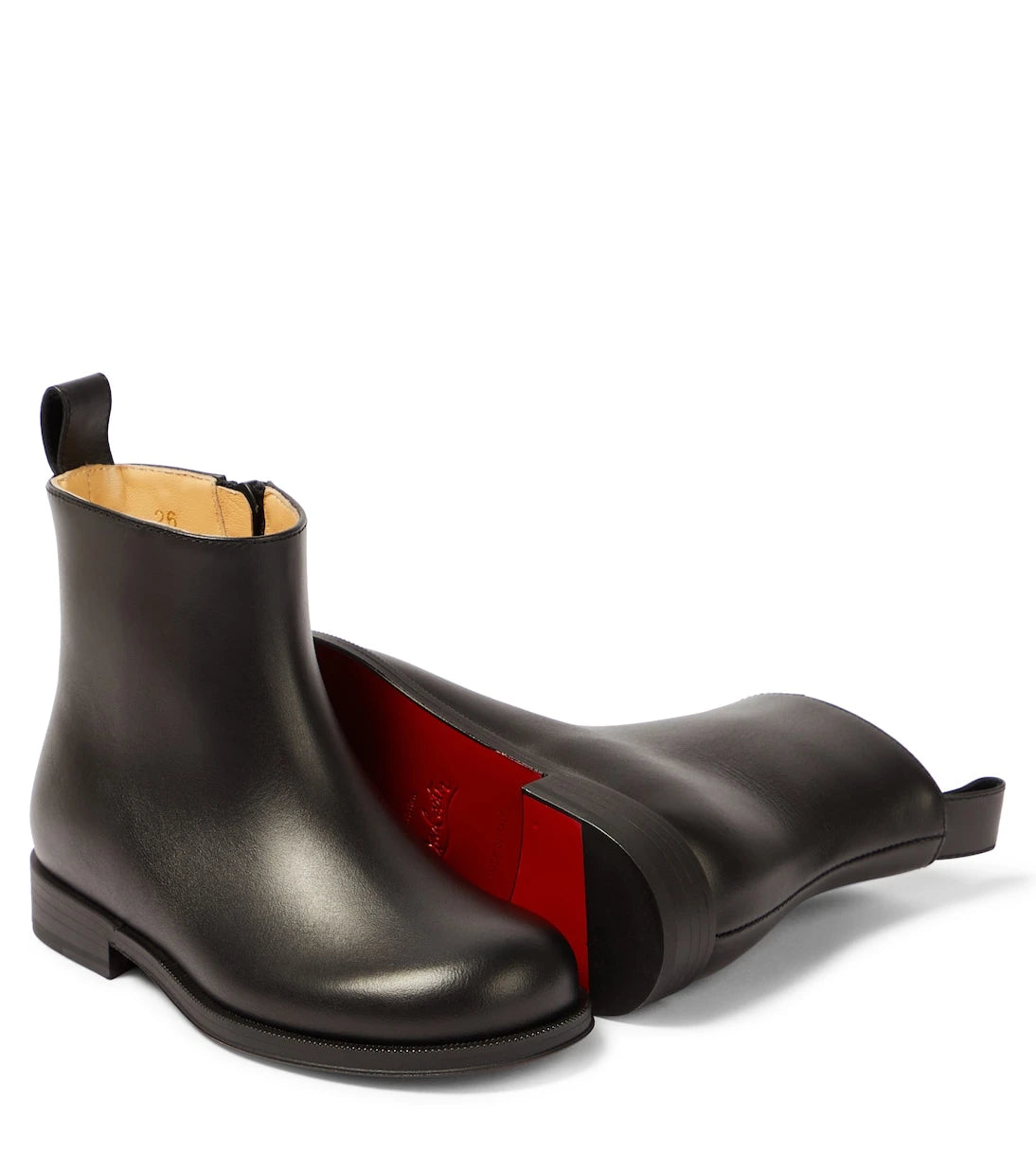 Christian Louboutin Kids - Bootynou leather ankle boots