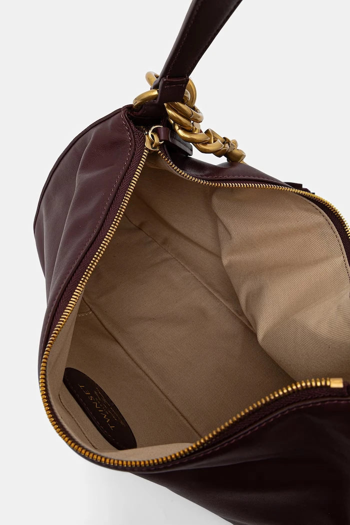 Twinset kadın deri hobo çanta