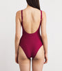Ribbed Cassis Swimsuit