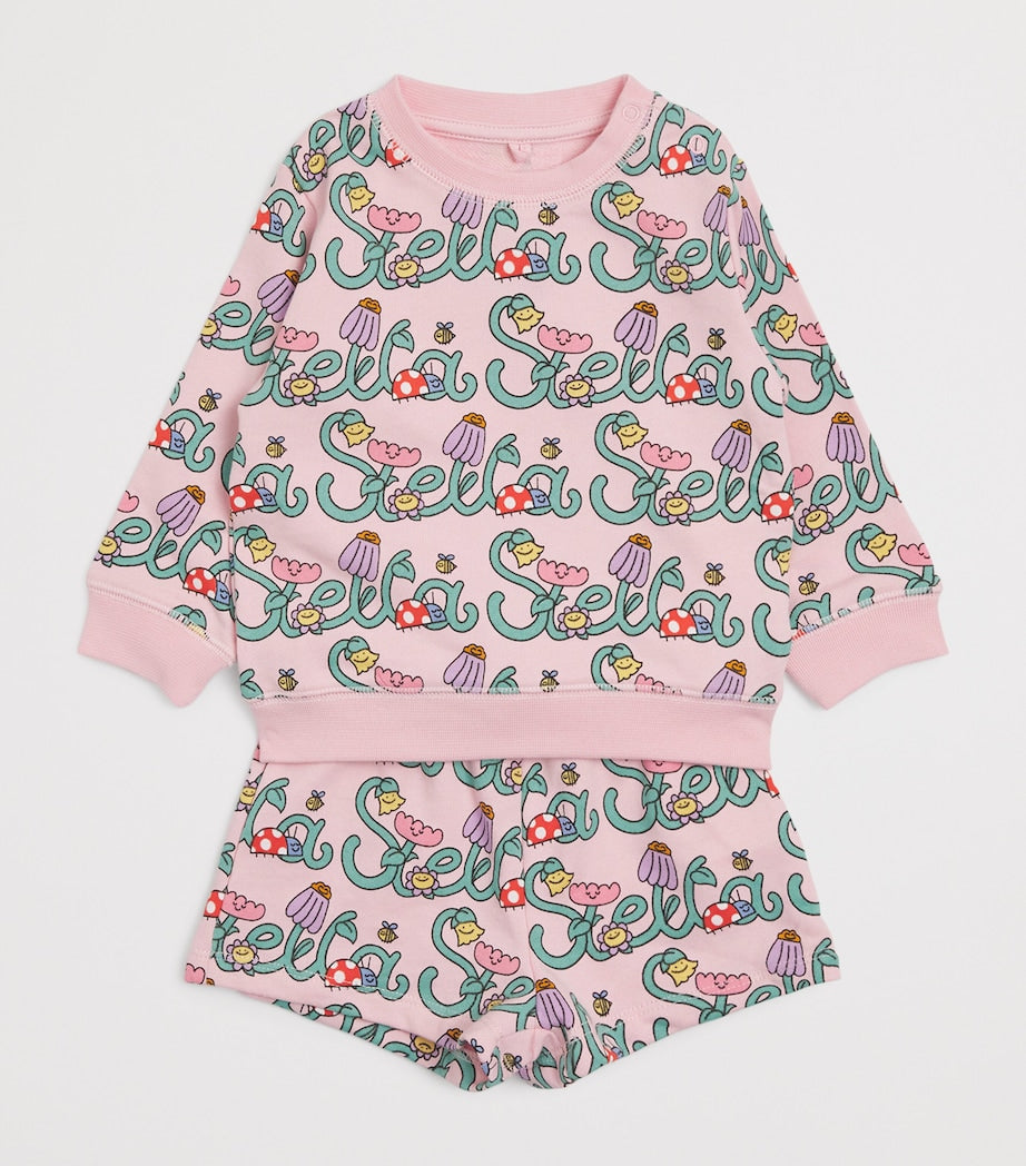 Stella McCartney Kids Floral T-Shirt and Shorts Set (6 Months-3 Years)
