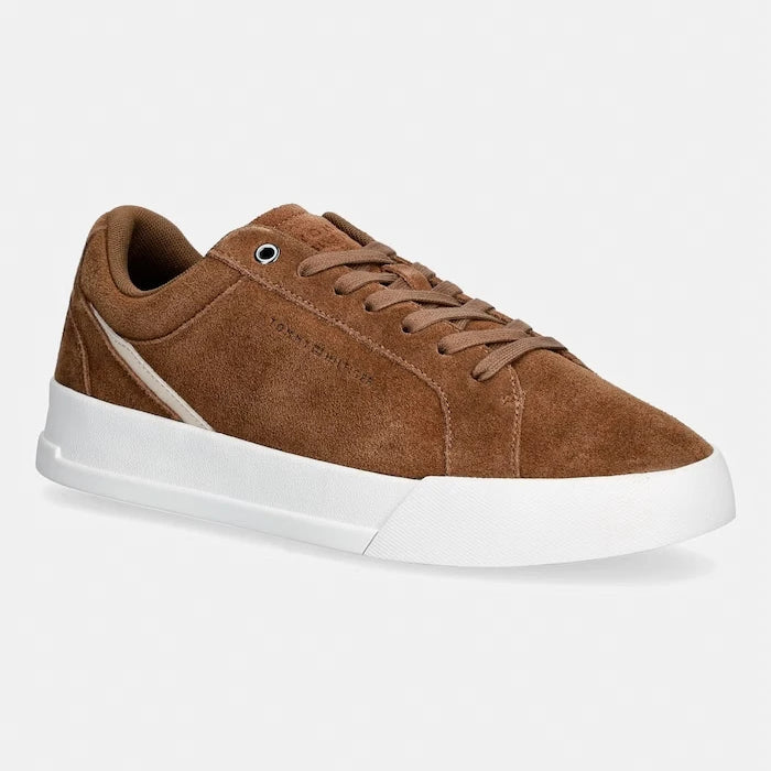 Tommy Hilfiger TH COURT PREMIUM SUEDE erkek süet spor ayakkabı