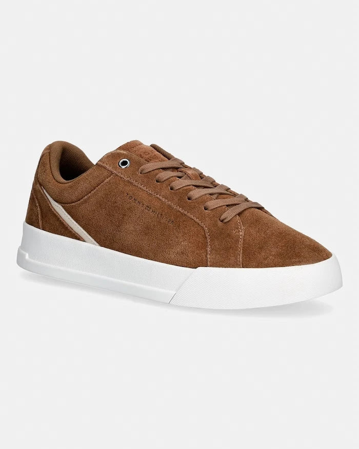 Tommy Hilfiger TH COURT PREMIUM SUEDE erkek süet spor ayakkabı