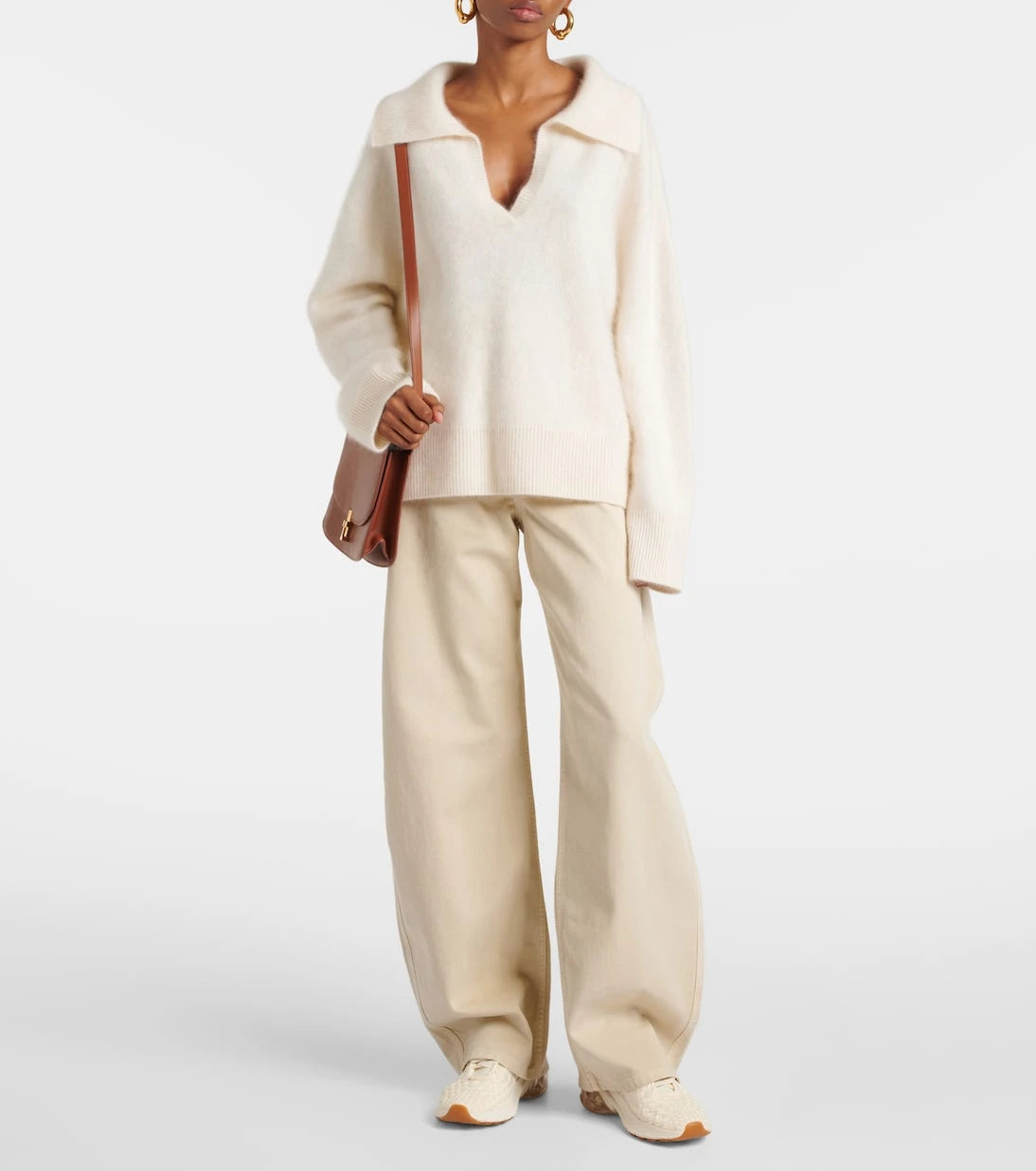 Tory Burch - Good Luck woven trainers
