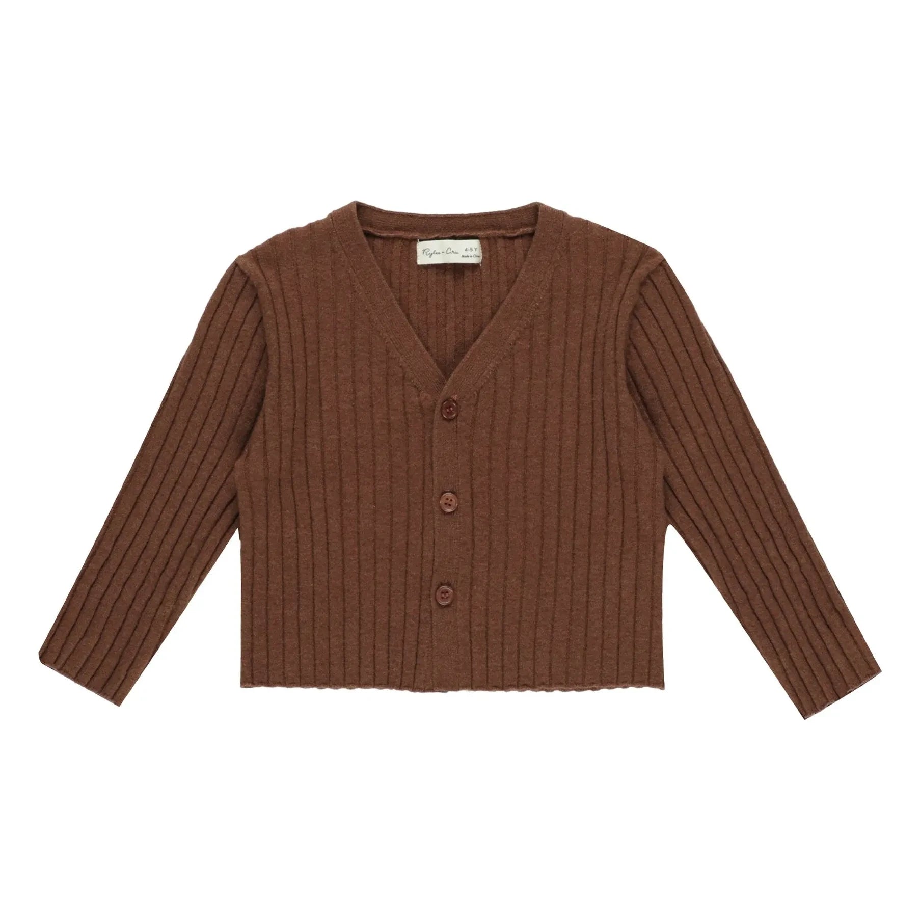 Rylee + Cru - Mini Mesh Ribbed Vest | Brown