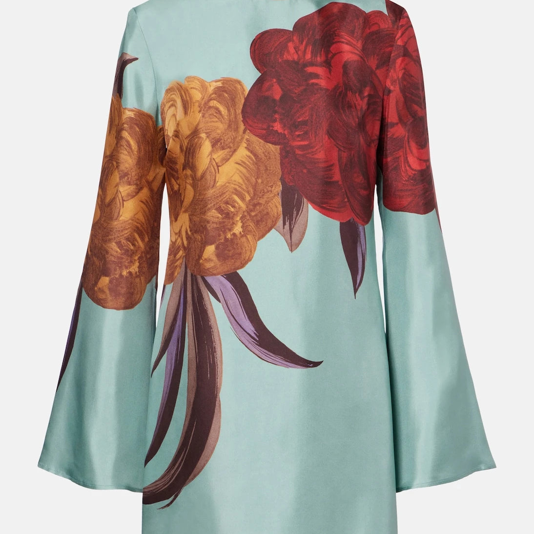 La DoubleJ - Supremes Swing floral silk minidress