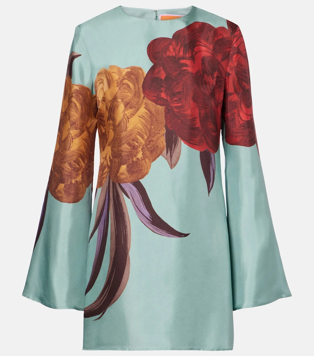 La DoubleJ - Supremes Swing floral silk minidress