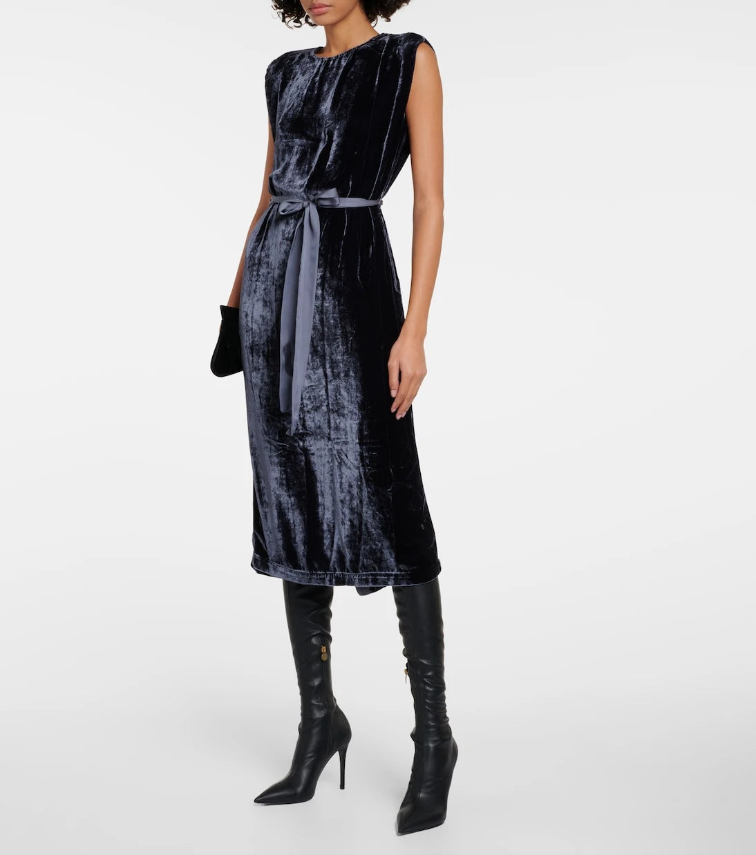 Velvet - Kandace velvet midi dress