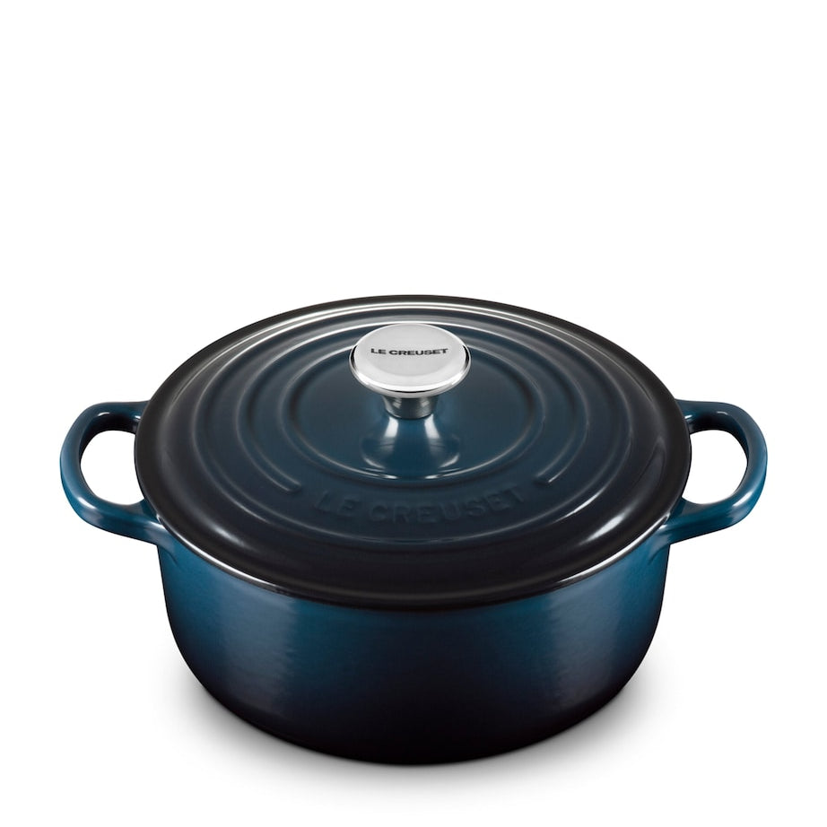 Enamelled Cast Iron Round Casserole Dish (20cm)