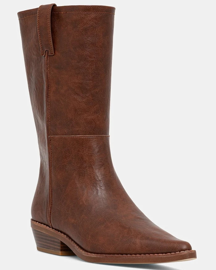 MICHAEL Michael Kors kadın kovboy botları Farren Flat Boot
