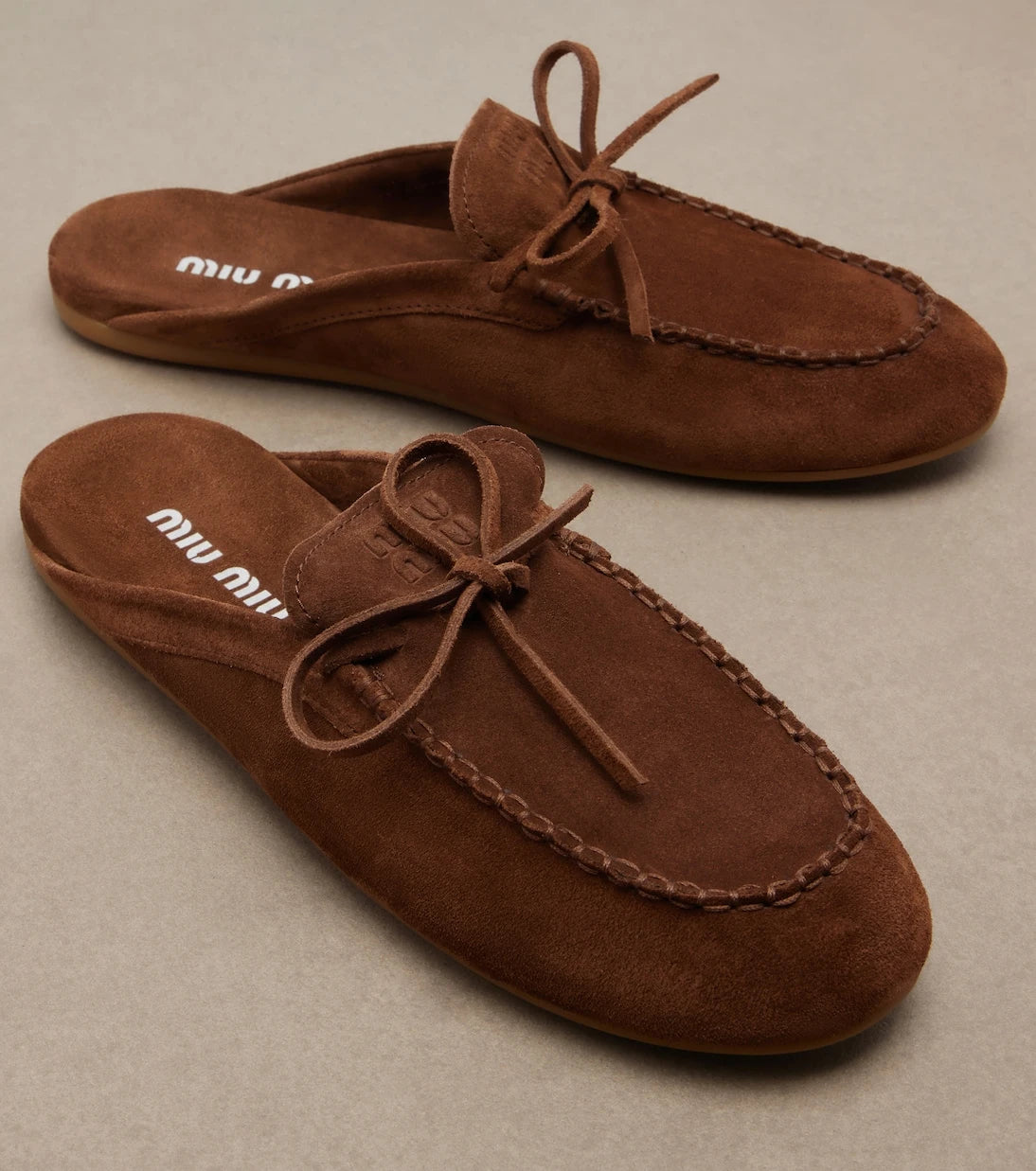 Miu Miu - Suede mules