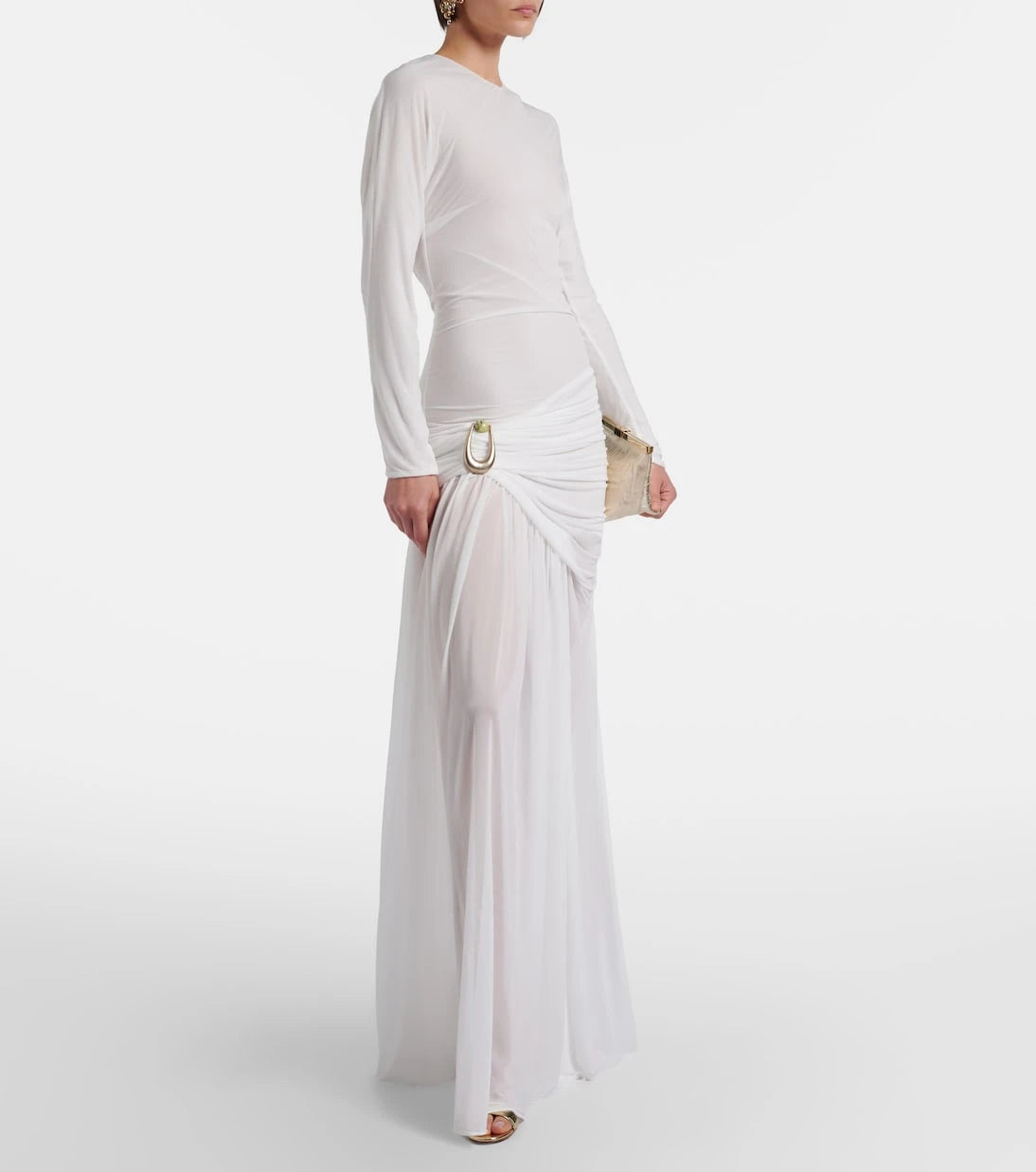 Christopher Esber - Stone Pin draped jersey gown