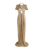 Maticevski Gold Plunge Latitude Gown