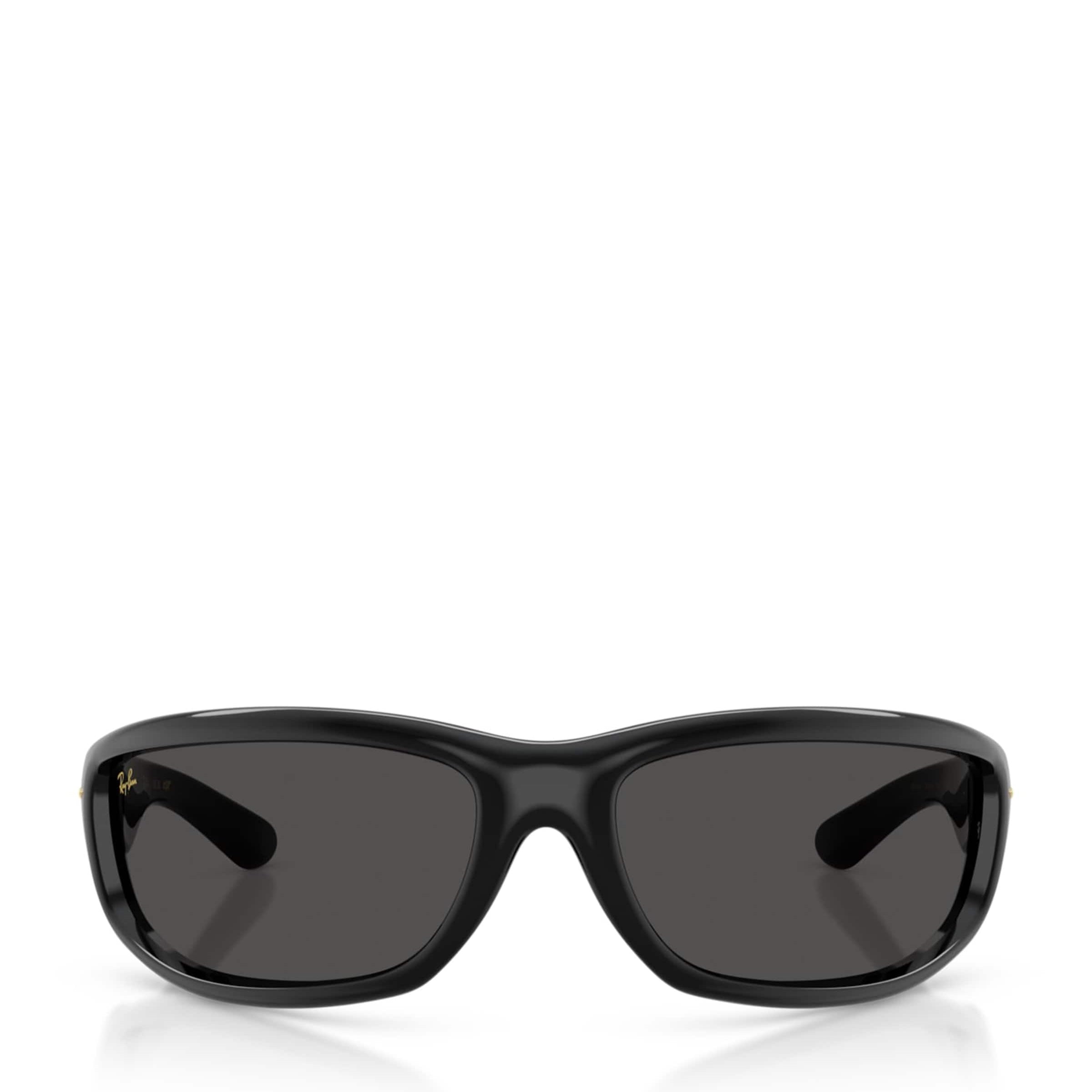Ray-Ban Black Nylon Ultra Wrap 003 Next Generation Square Sunglasses