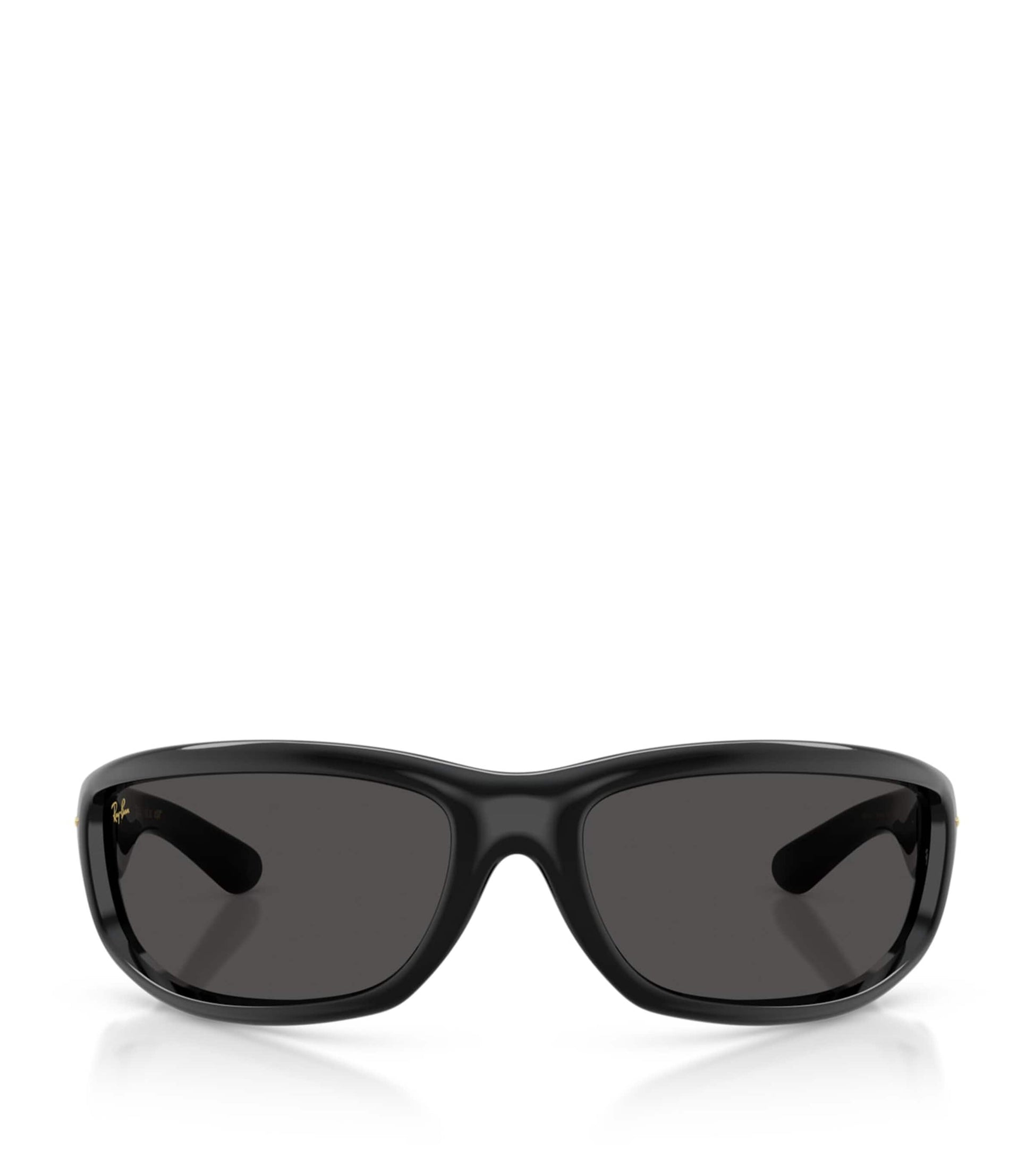 Ray-Ban Black Nylon Ultra Wrap 003 Next Generation Square Sunglasses