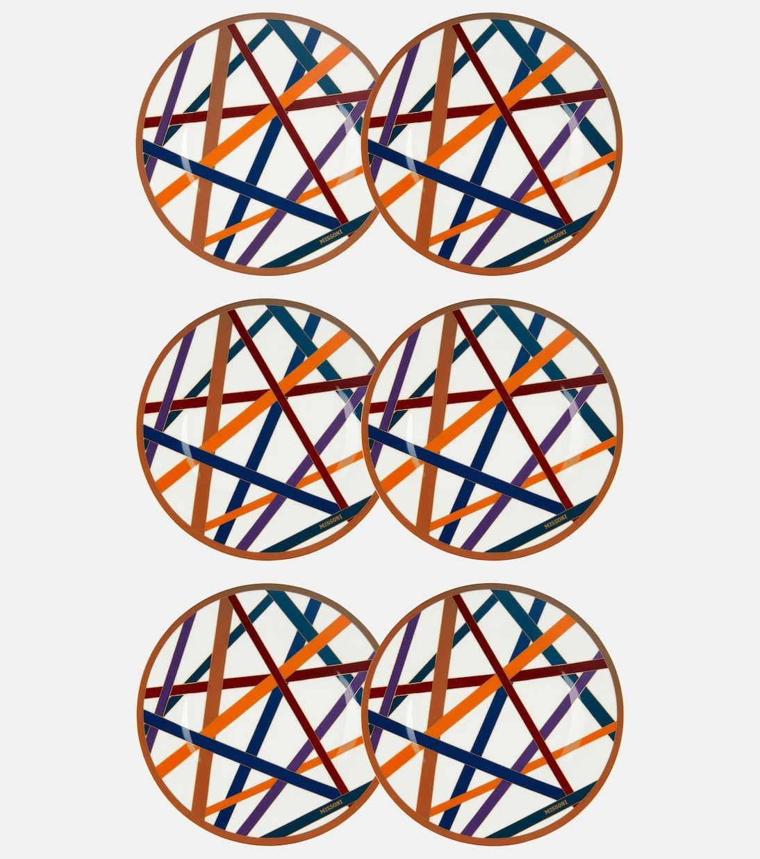 Missoni - Nastri set of 6 dessert plates