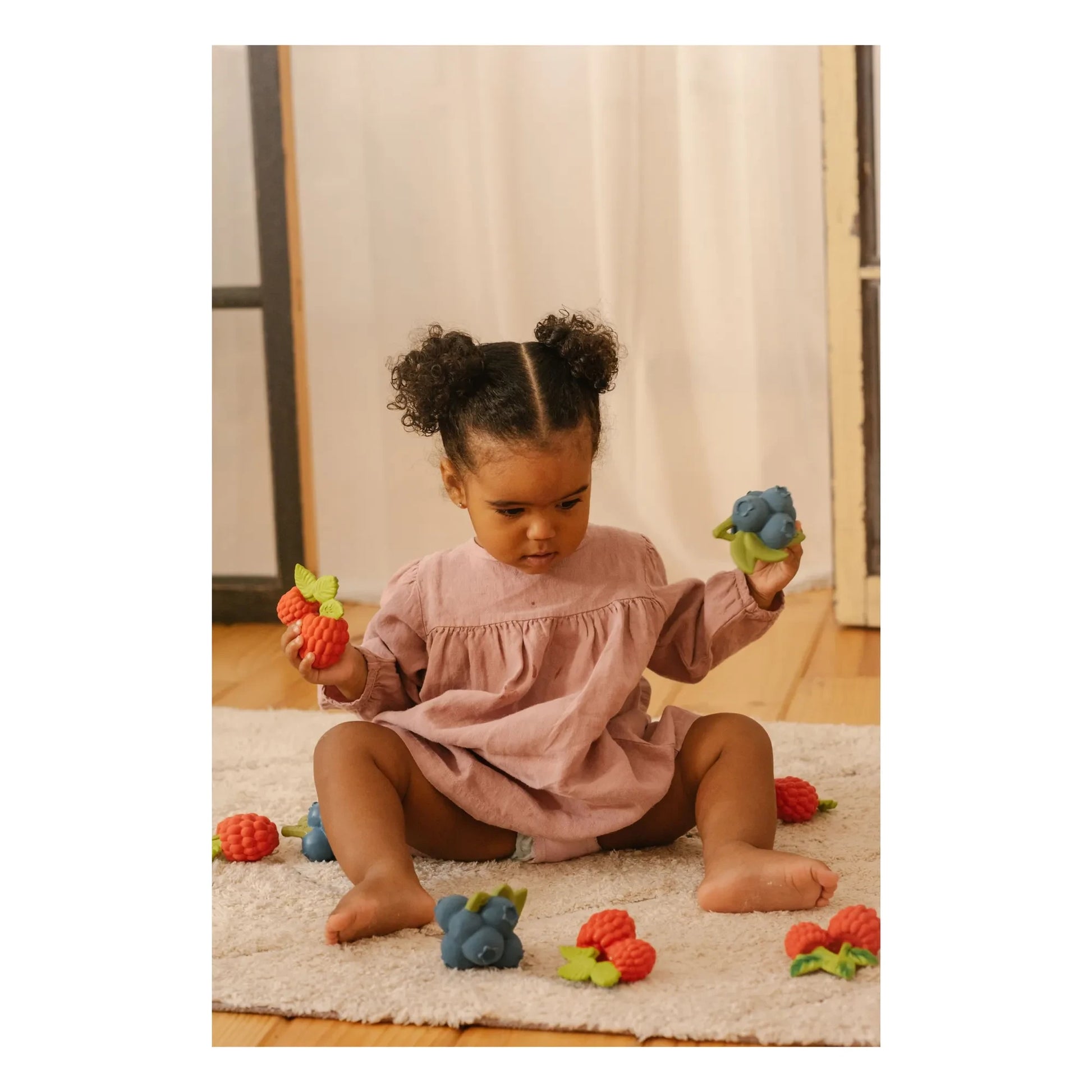 Oli & Carol - Valery the Raspberry teething ring