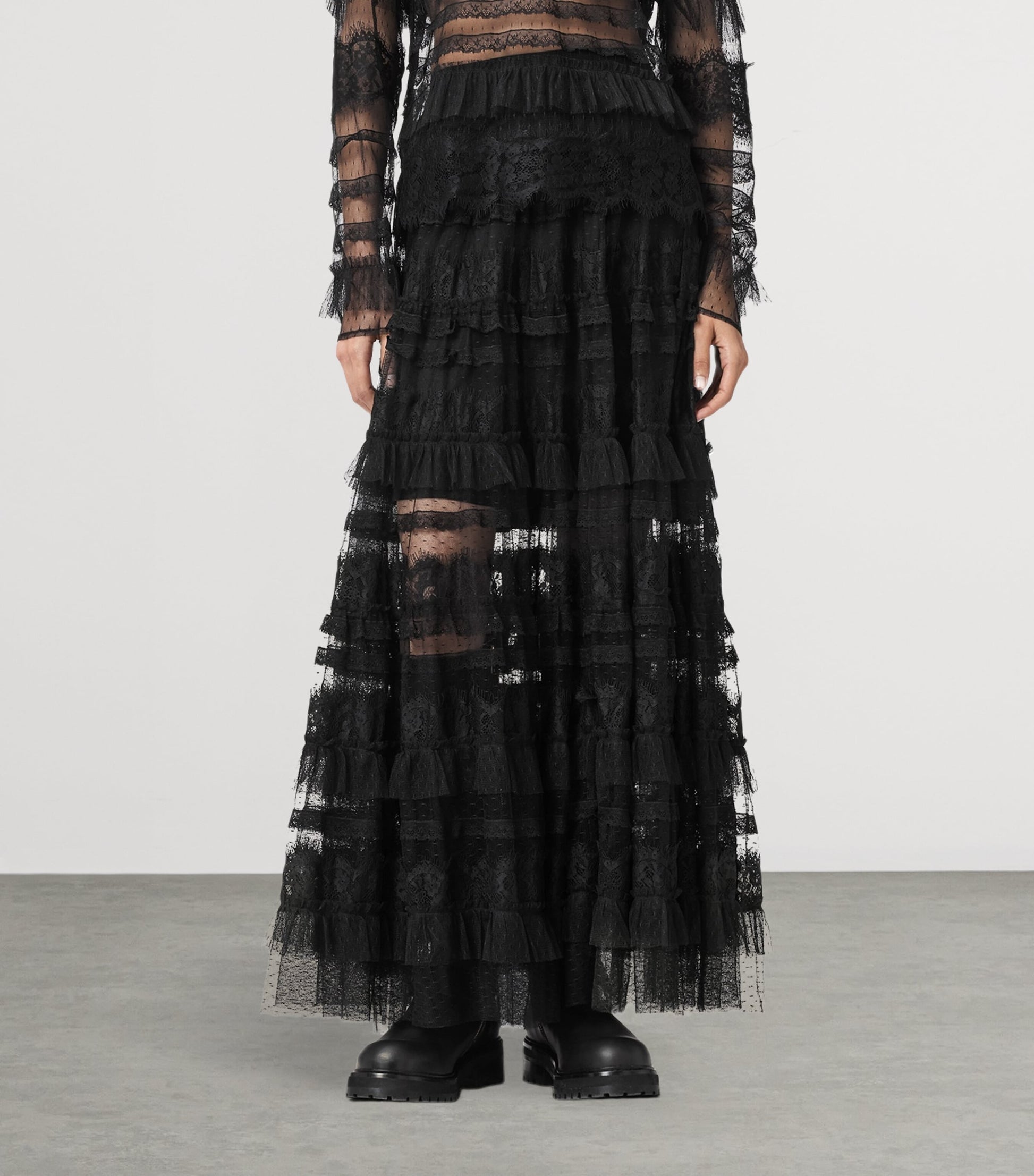 Black Tulle Arlea Skirt
