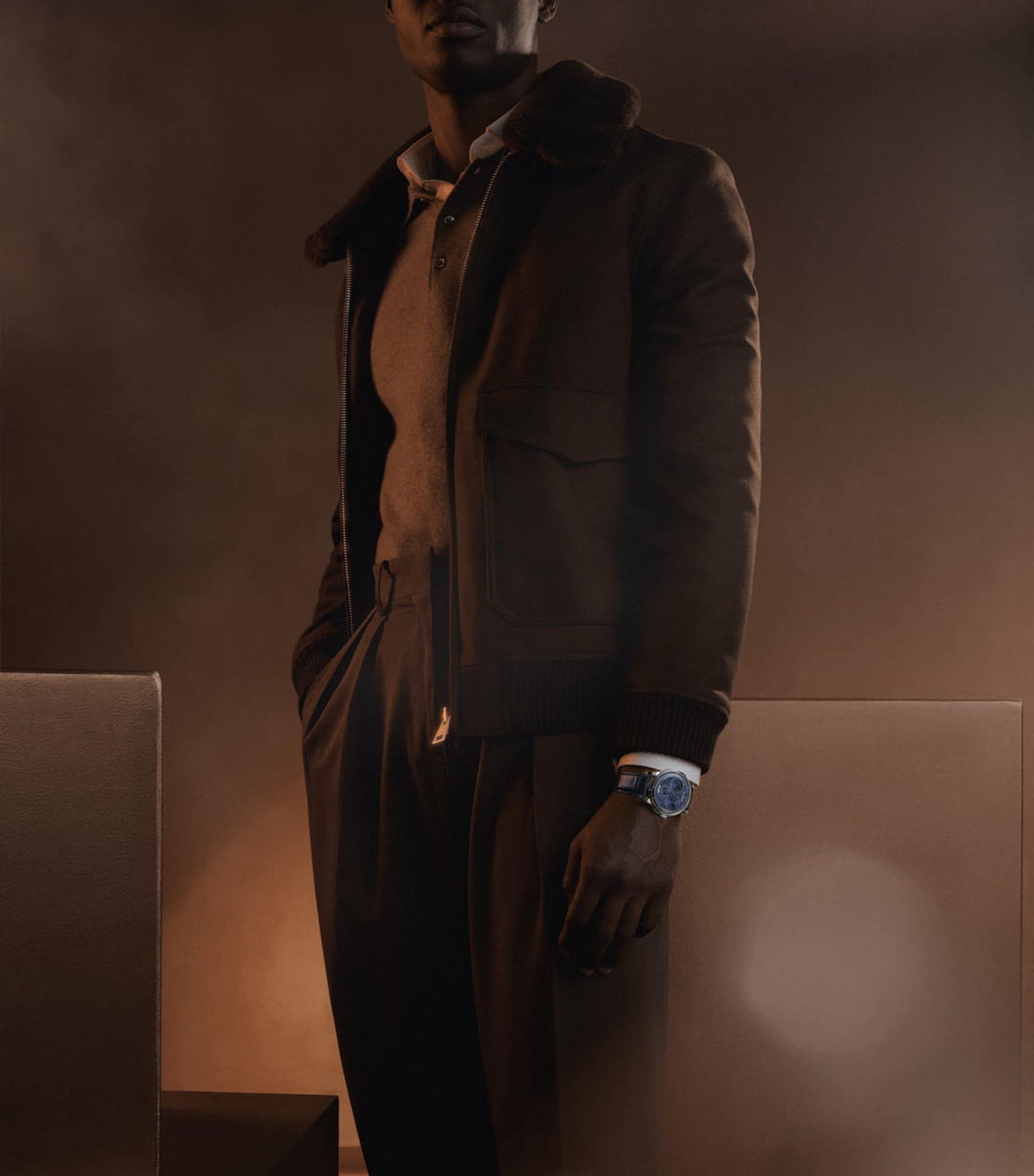 Stainless Steel Duometre Quantieme Lunaire Watch 42.5mm