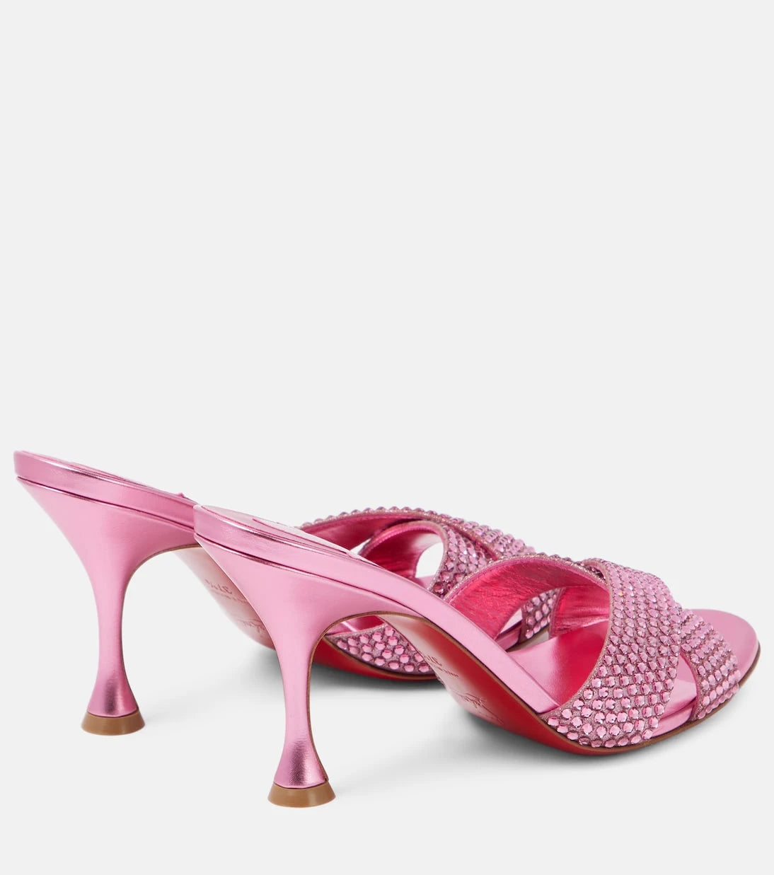 Christian Louboutin - Mariza Is Back embellished suede mules