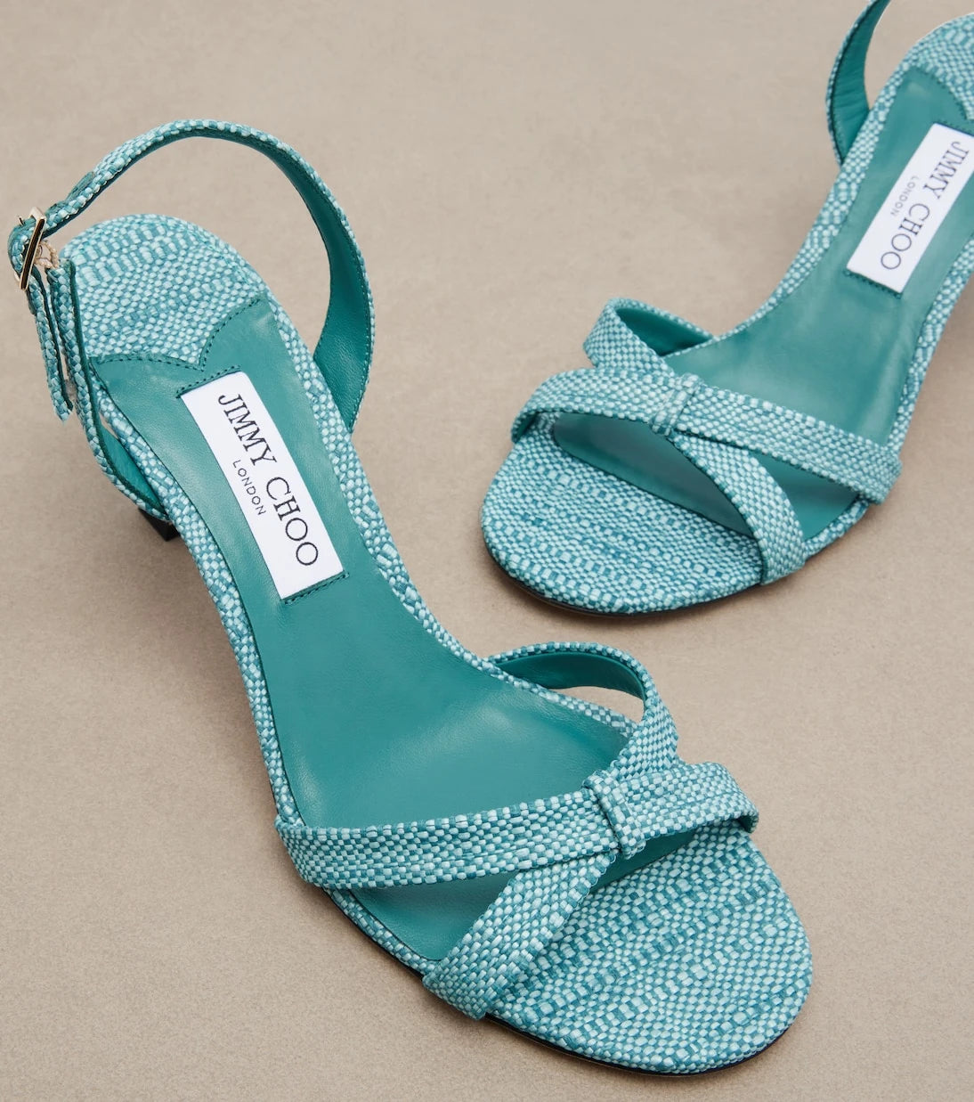 Jimmy Choo - Elsy woven slingback sandals