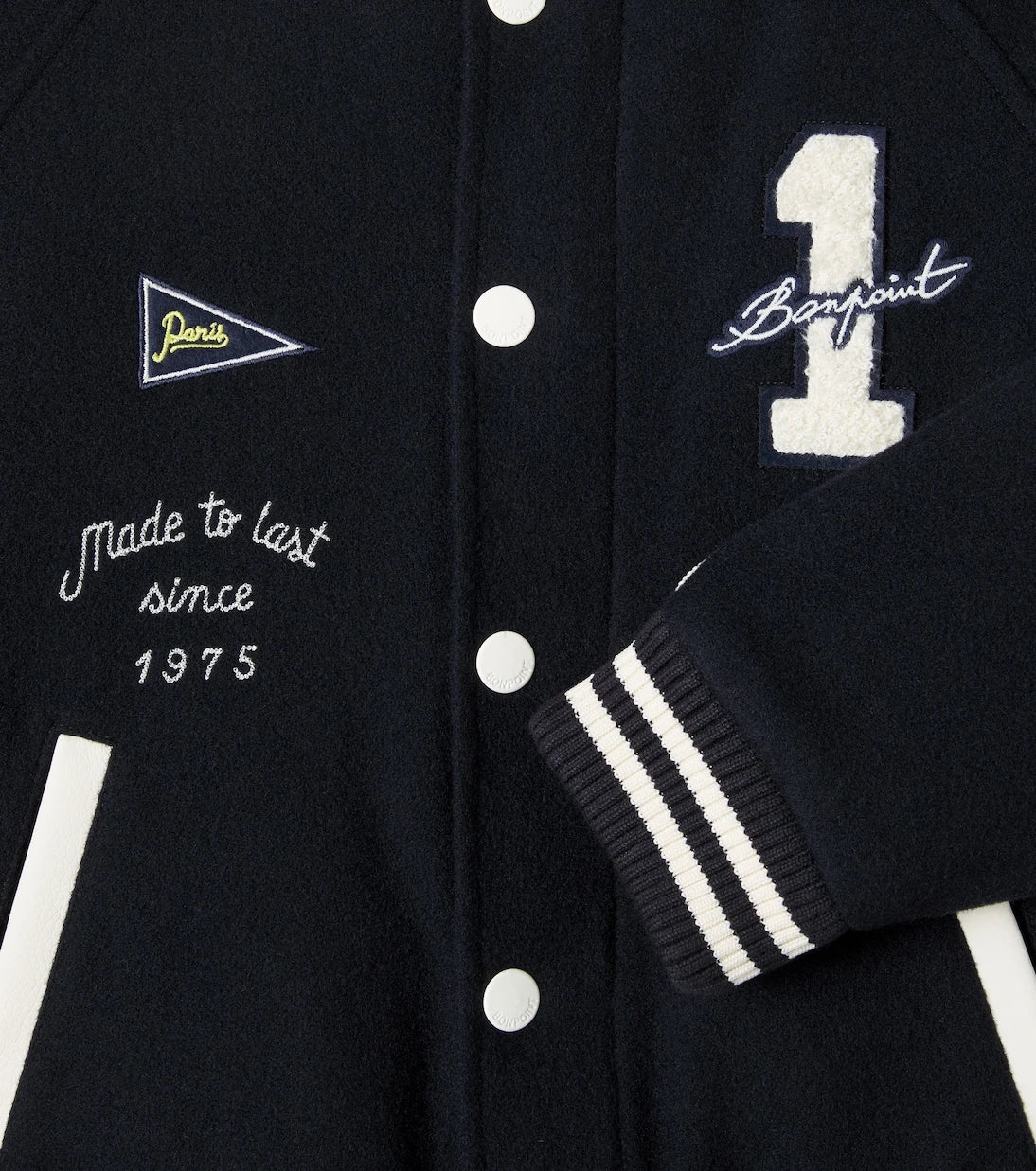 Bonpoint - Josias wool-blend varsity jacket