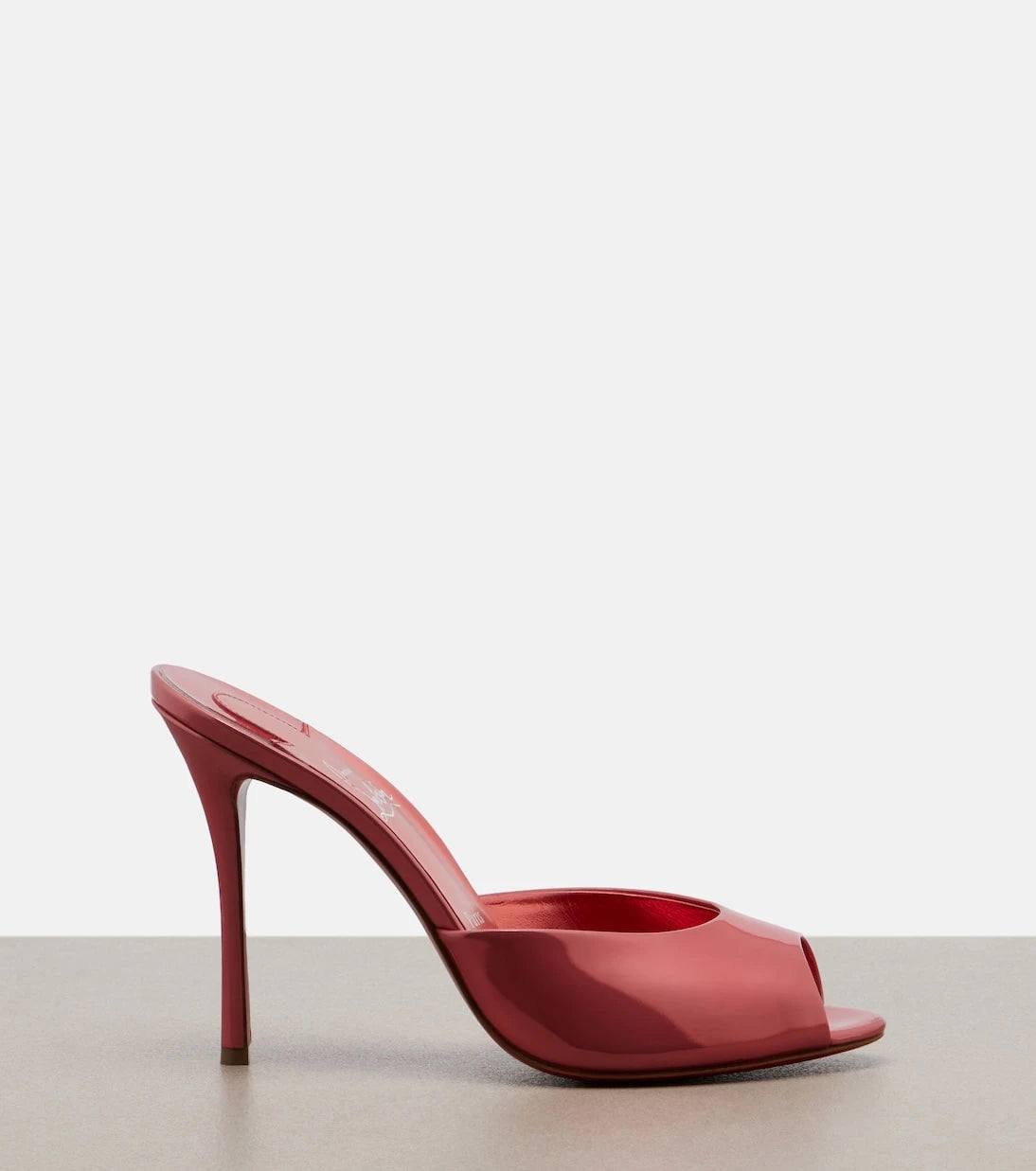 Christian Louboutin - Me Dolly laminated leather mules