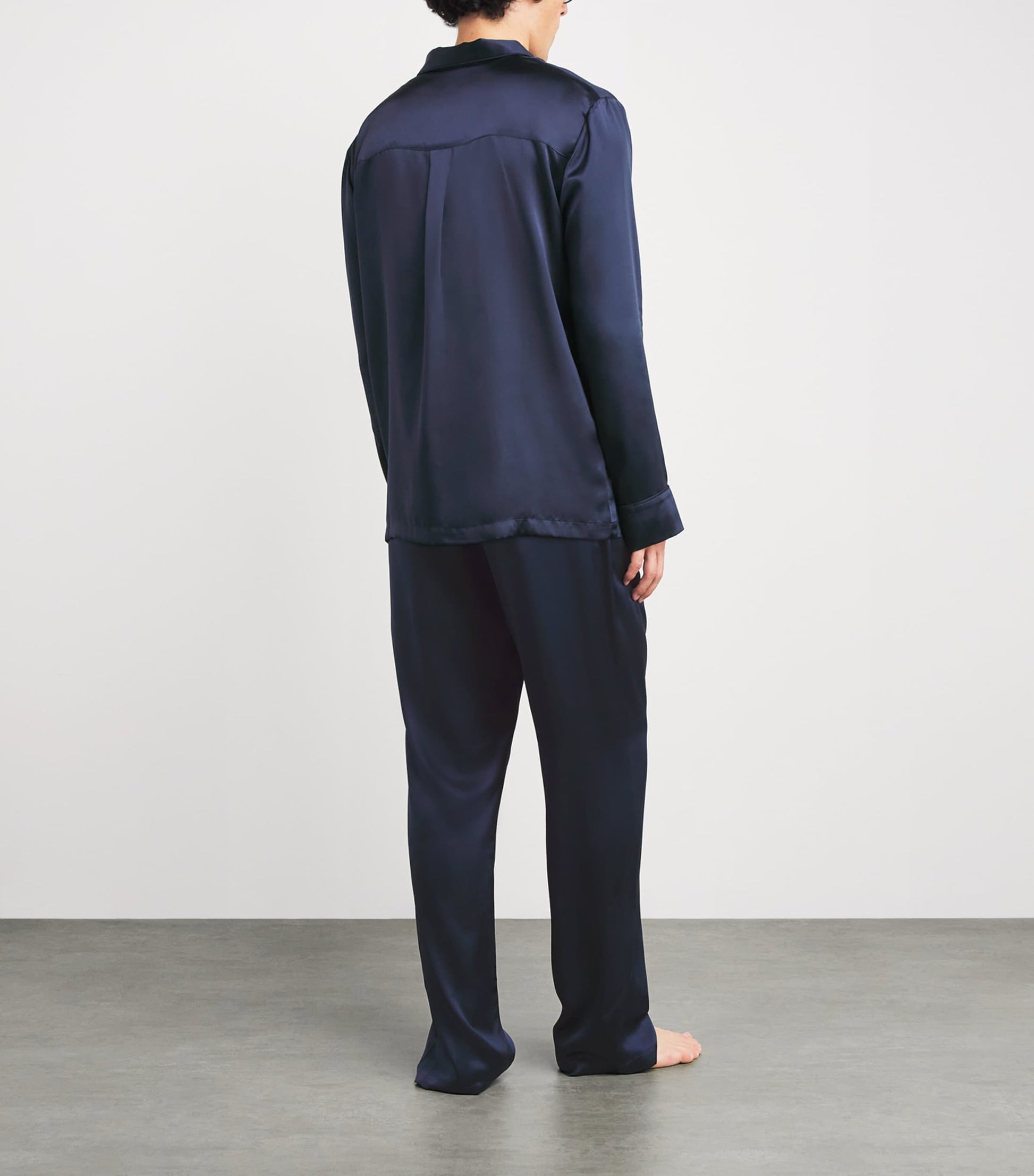 Silk Pyjama Set NAVY