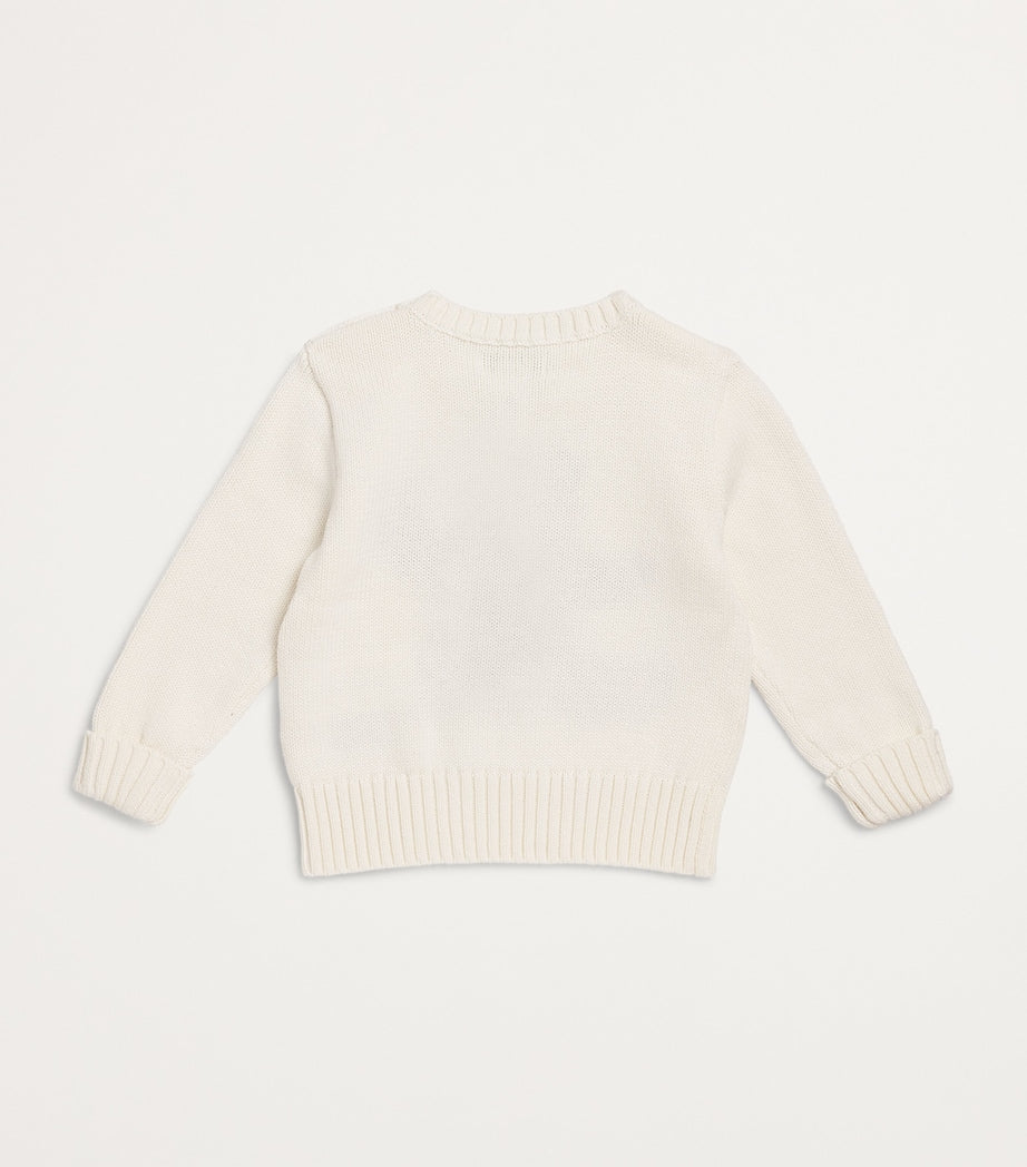 Ralph Lauren Kids Cotton Polo Bear Sweater (3-24 Months)