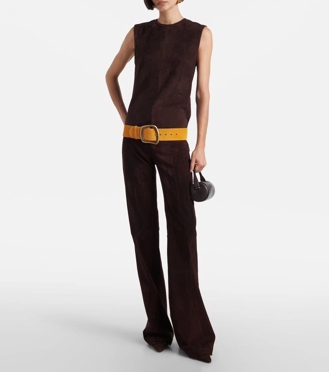 Stouls - Miuccia suede top
