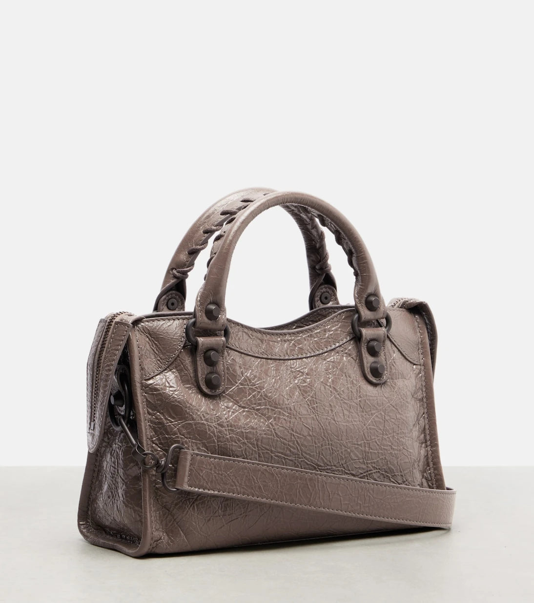 Balenciaga - Le City Mini leather top-handle bag