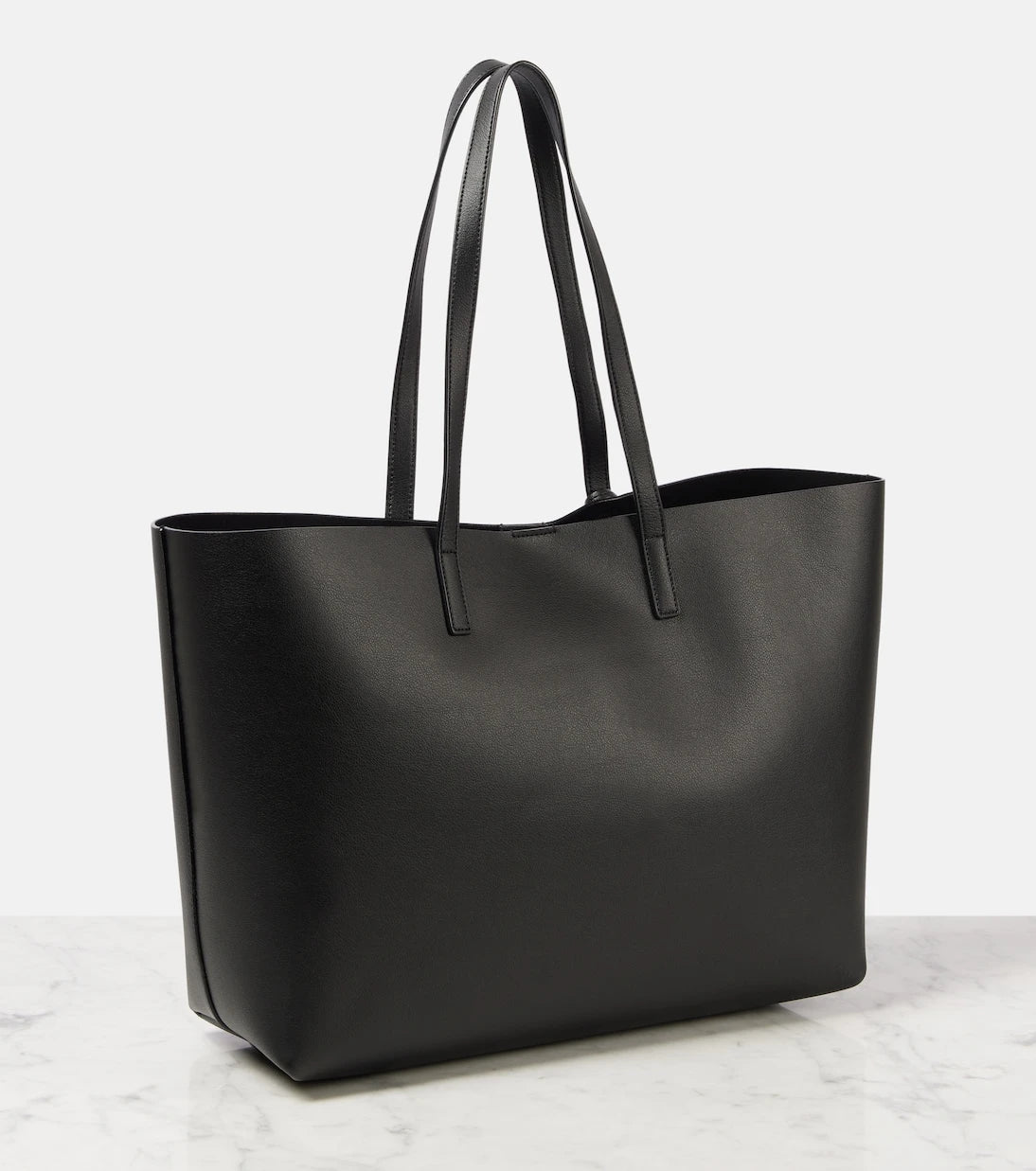 Saint Laurent - Shopping E/W leather tote bag