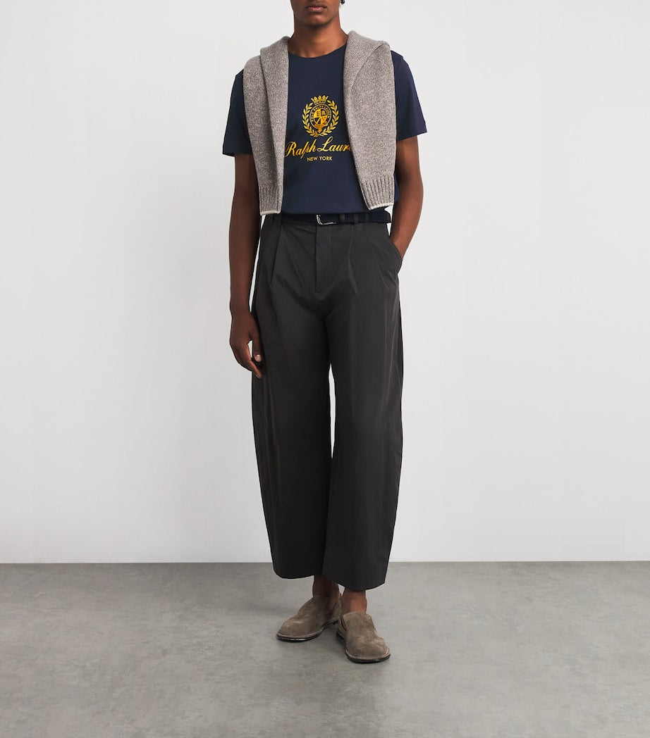 Cotton Crest Print T-Shirt