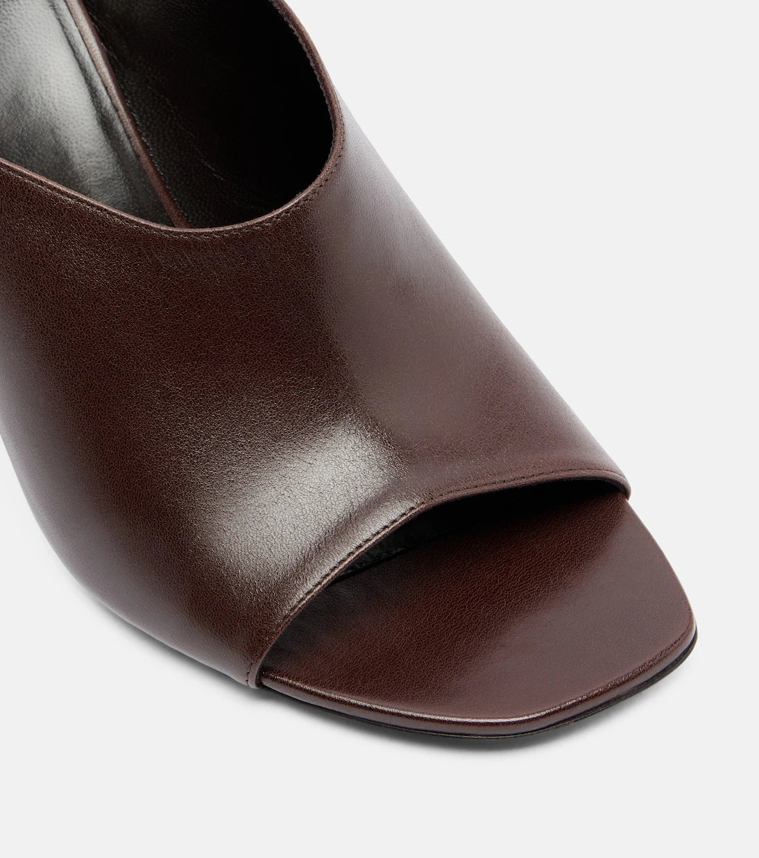 Versace - Giulietta leather mules