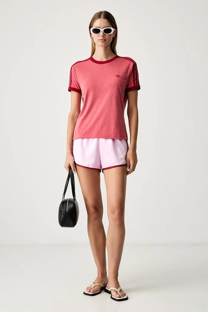 adidas Originals basic pamuklu kadın tişört Heather