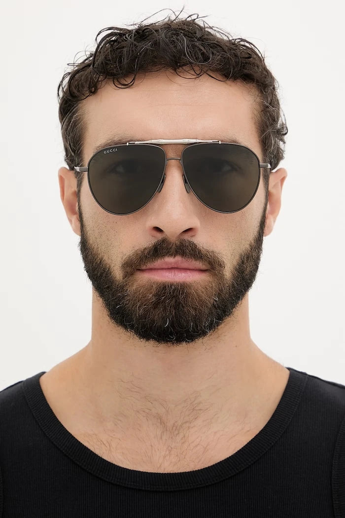 Gucci Erkek Aviatör Güneş Gözlüğü