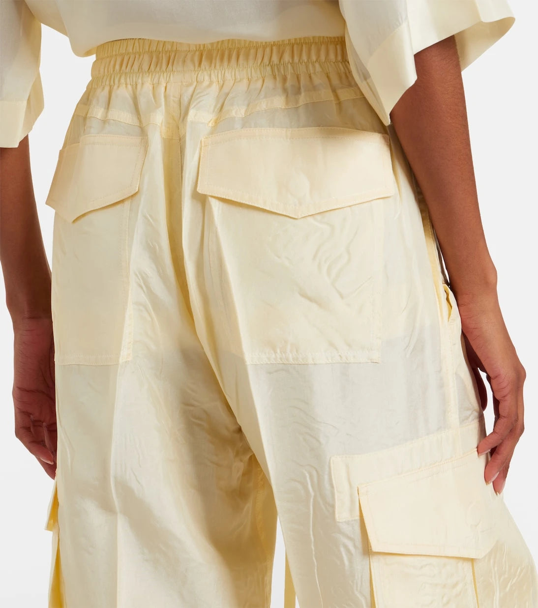 Phoebe Philo - Silk cargo pants