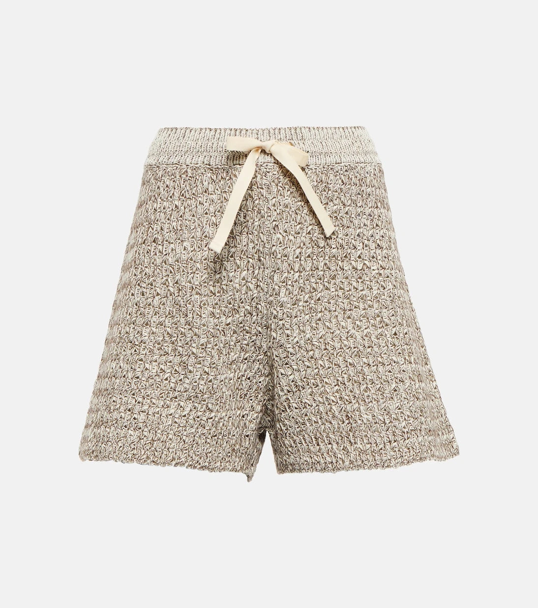 Jil Sander - Open-knit cotton-blend shorts