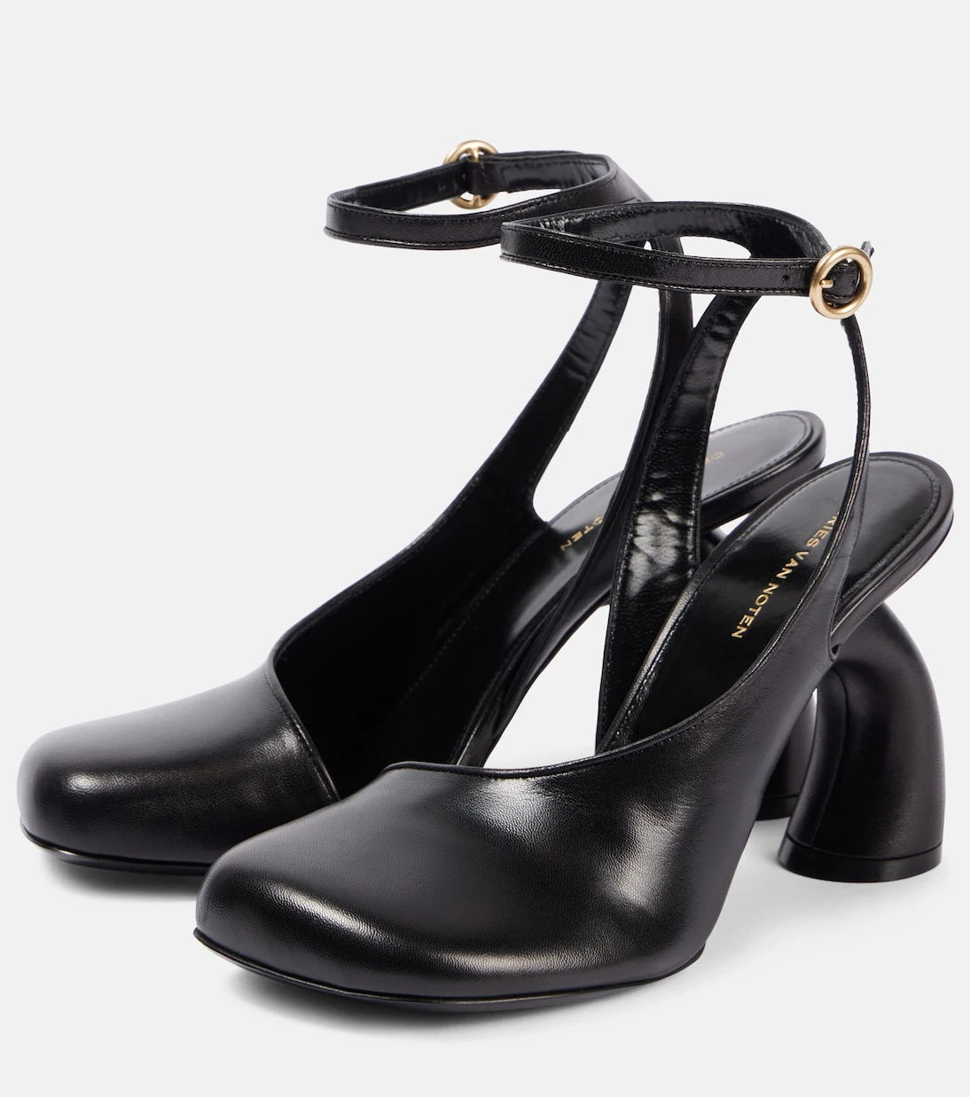 Dries Van Noten - 95 leather pumps