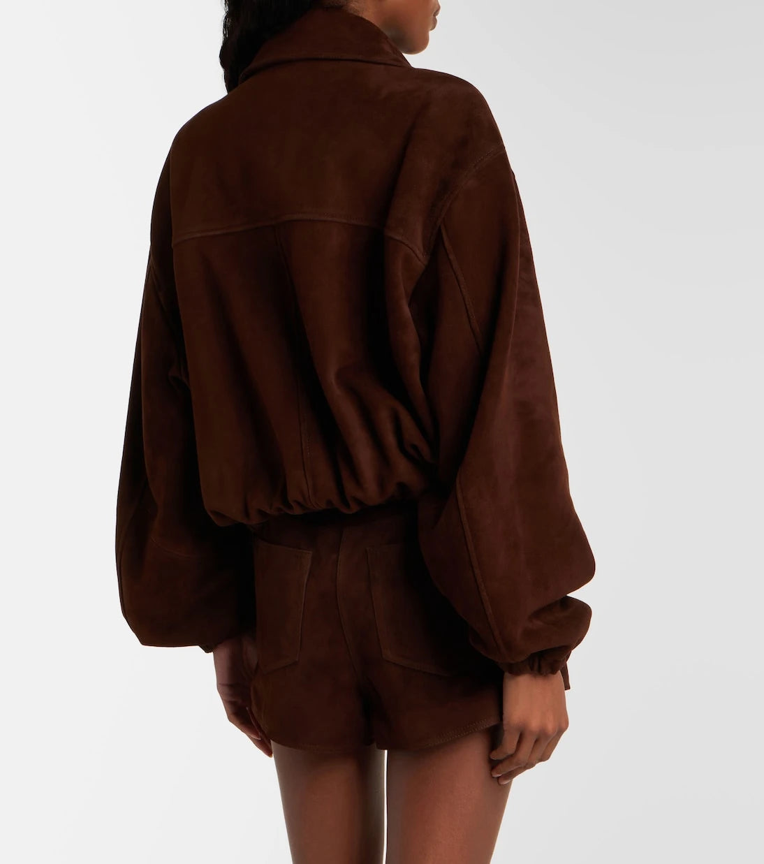 Nour Hammour - Pia suede blouson jacket
