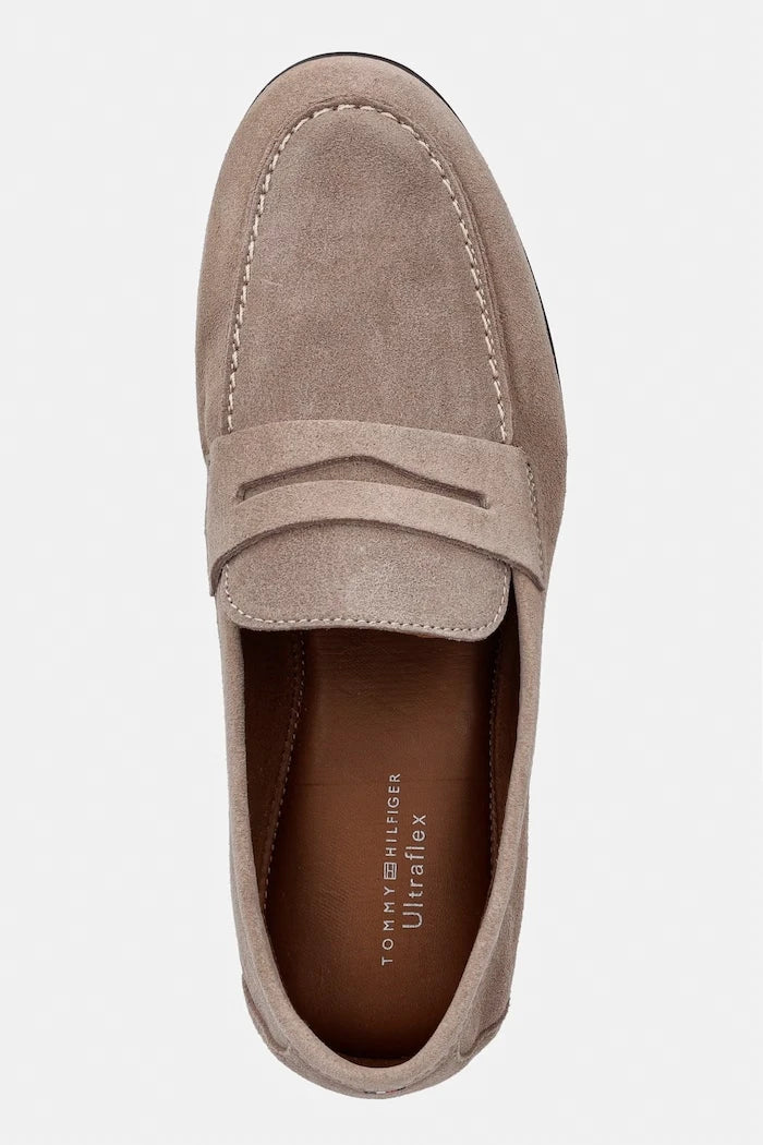 Tommy Hilfiger Kadın Süet Loafer FLEXIBLE SLIM SUEDE LOAFER