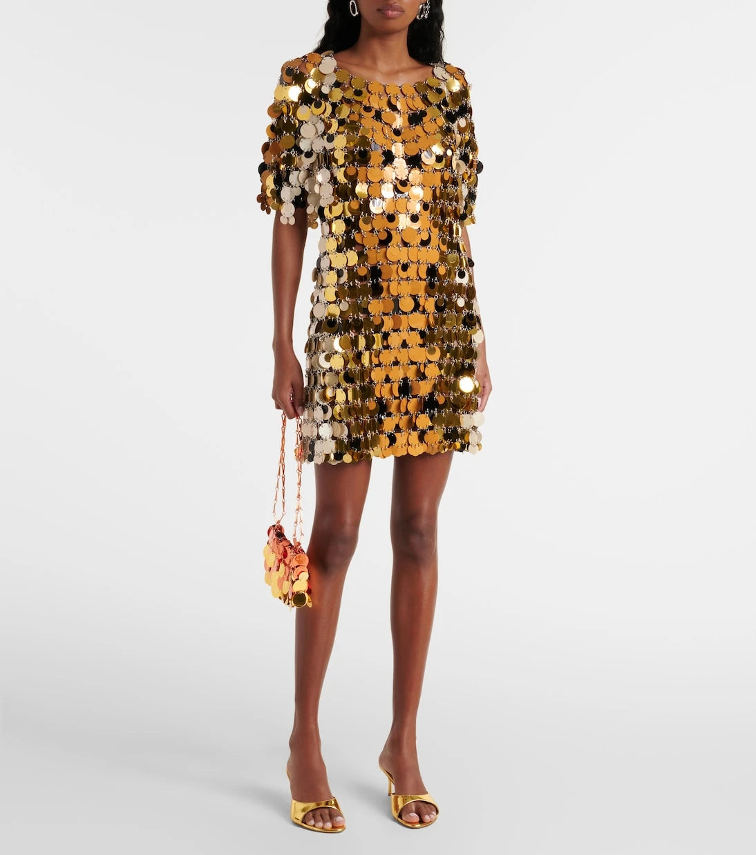 Rabanne - Embellished minidress