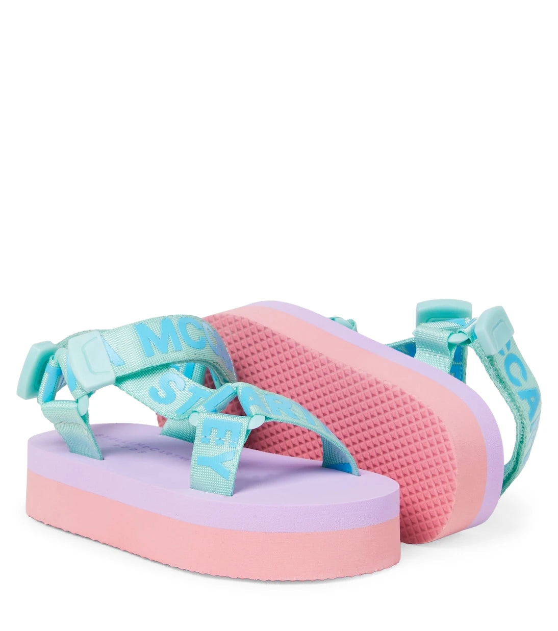 Stella McCartney Kids - صنادل بشعار العلامة التجارية