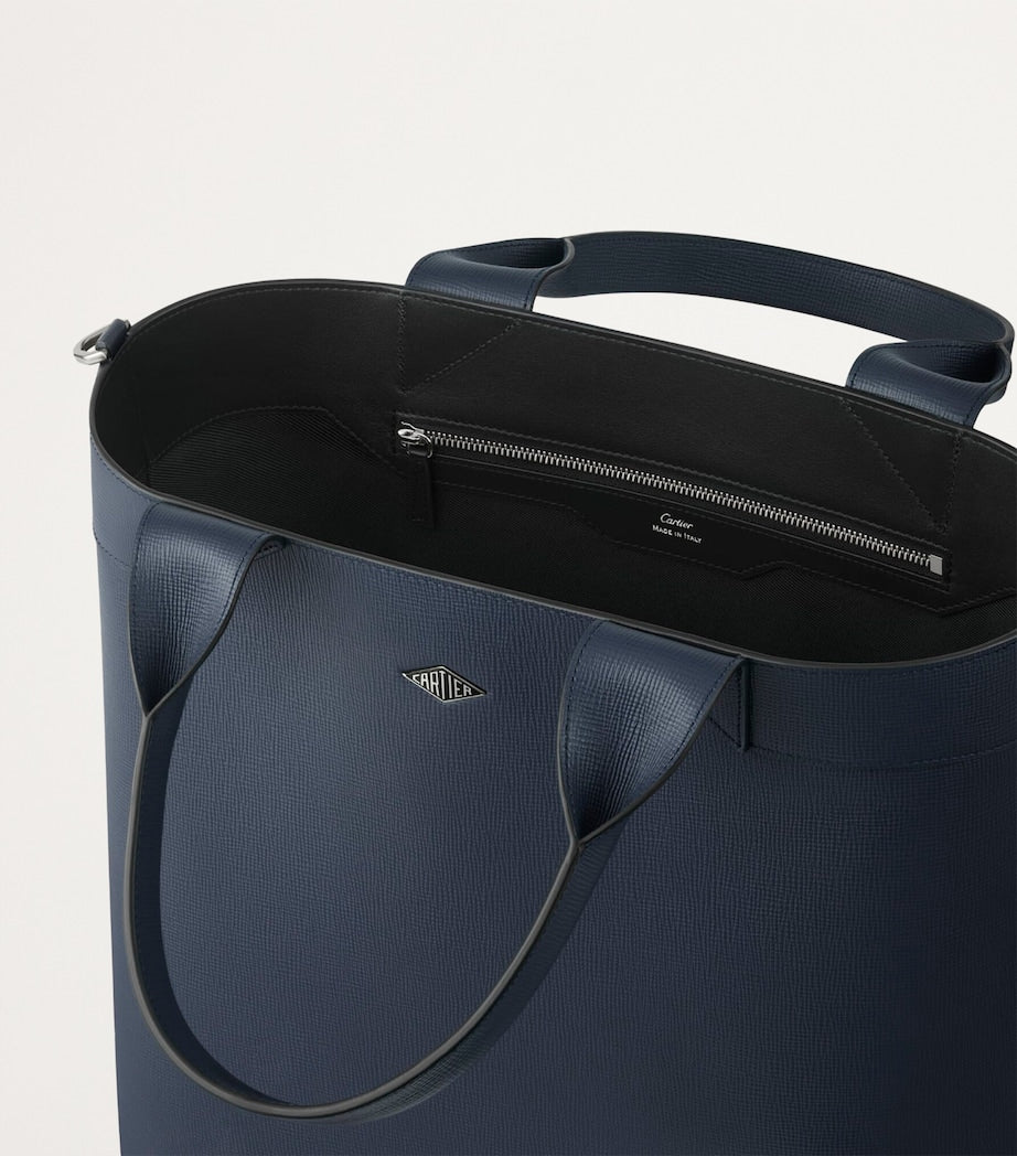 Small Calfskin Losange Tote Bag