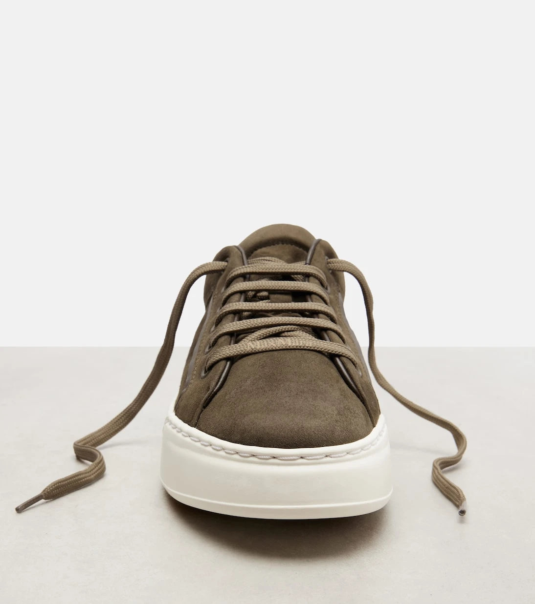 Max Mara - Suede platform sneakers