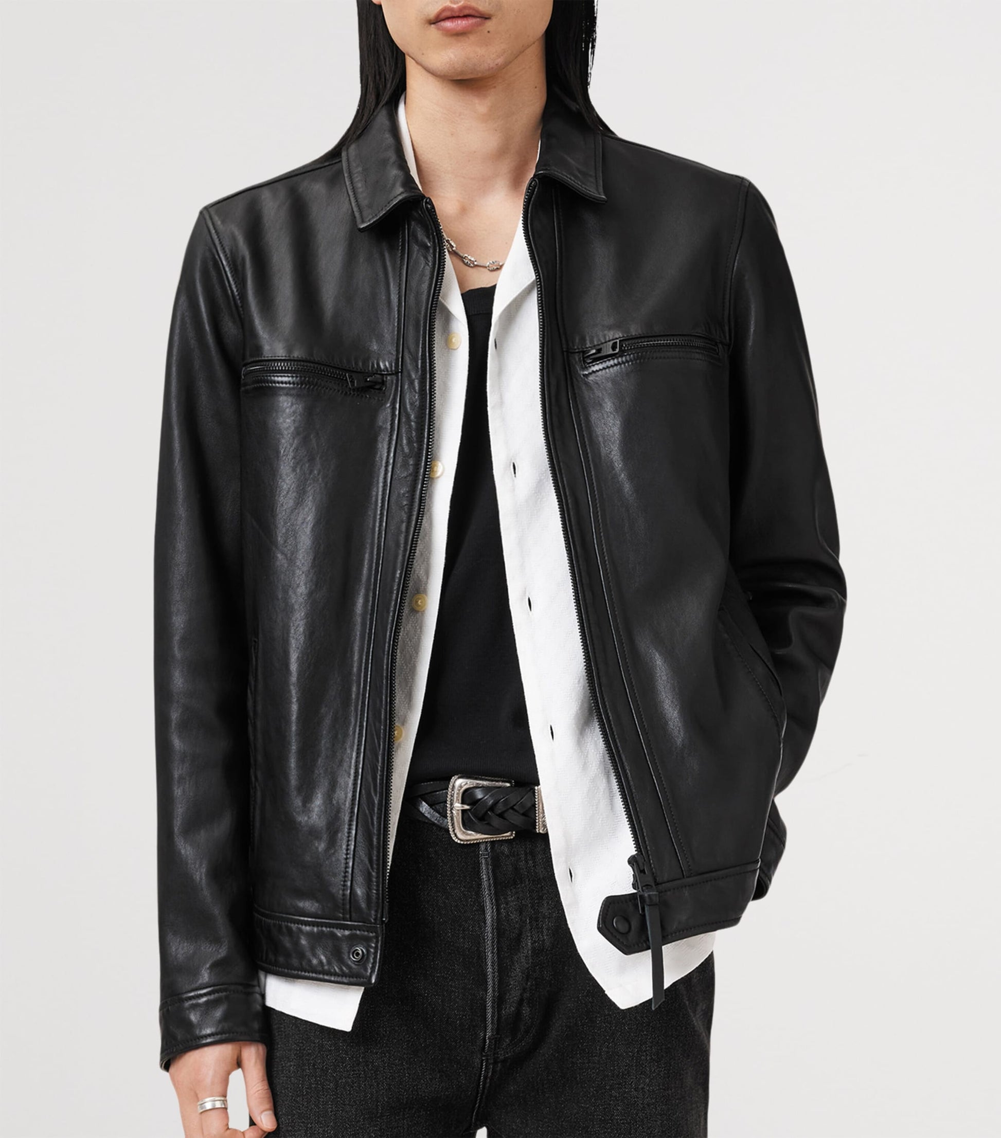 Black Leather Luck Jacket